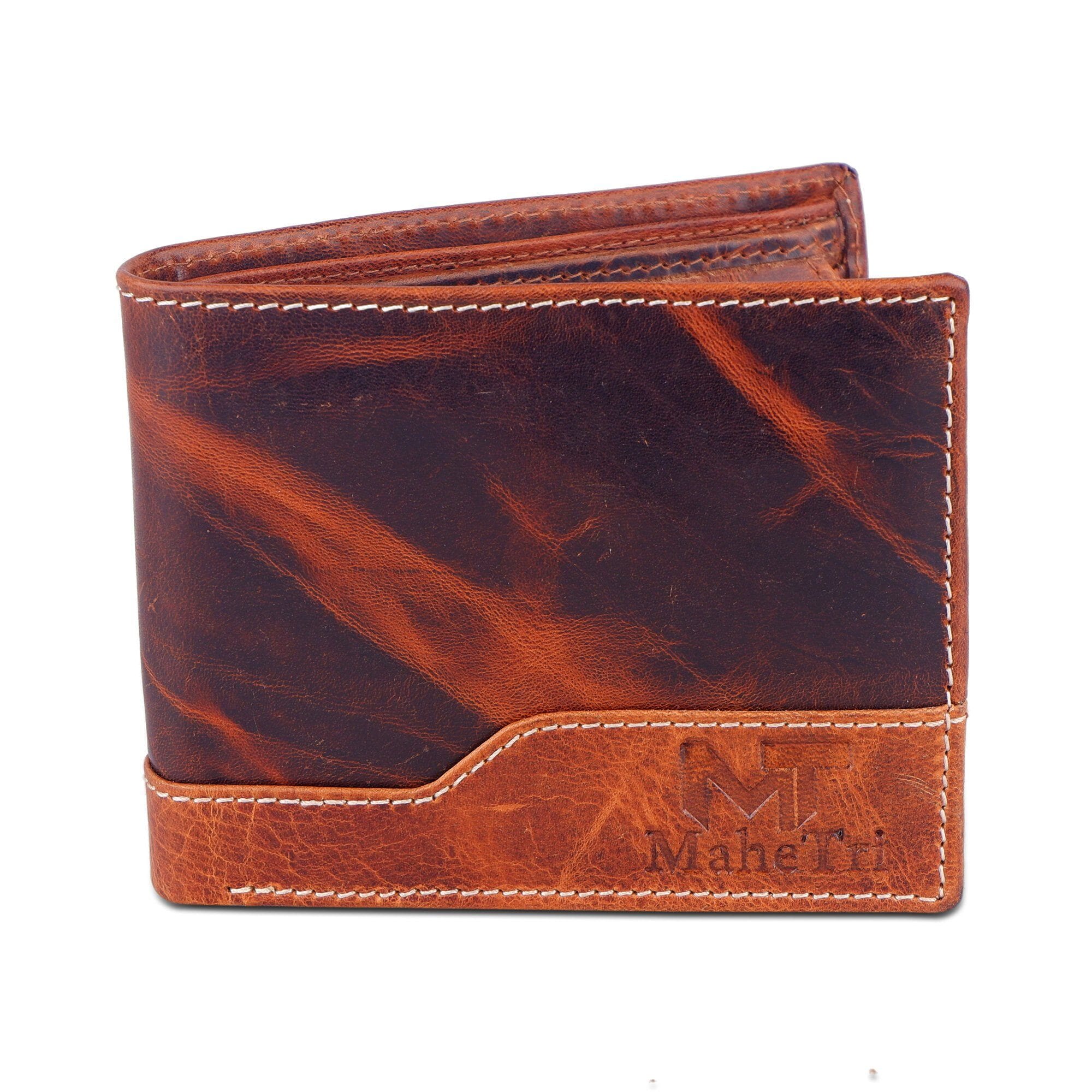 Morgan Bi-fold Wallet – Full-Grain Buffalo Leather Slim Wallet | Classy Leather Bags