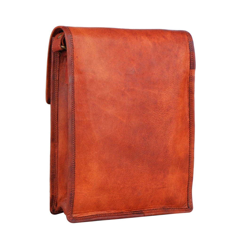 The Shepard Crossbody – Handcrafted Brown Leather Crossbody Bag | Classy Leather Bags