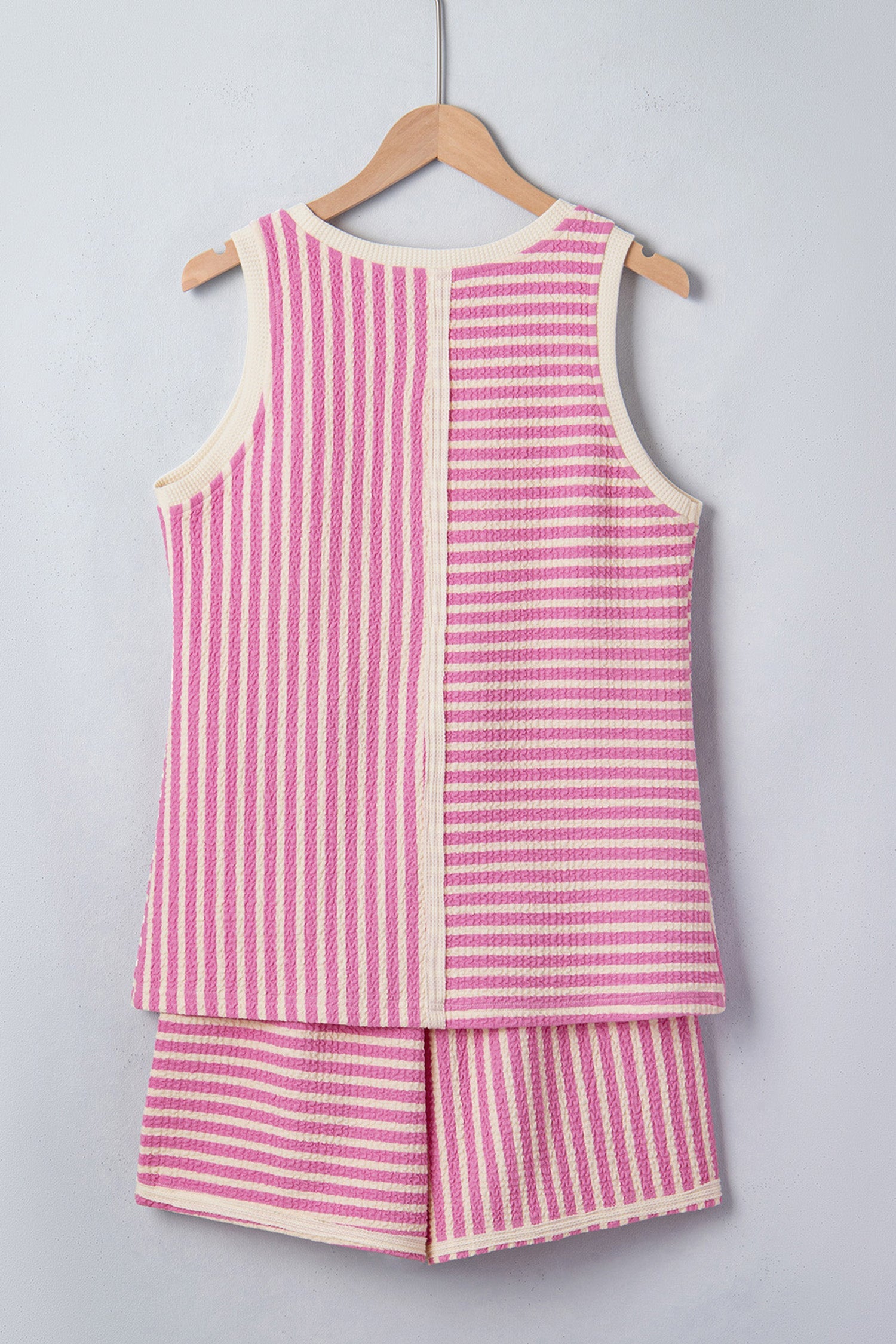 Nala Contrast Trim Casual Tank Set