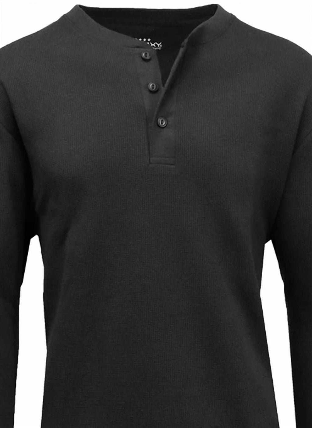 Men's Long Sleeve Thermal Henley Shirt