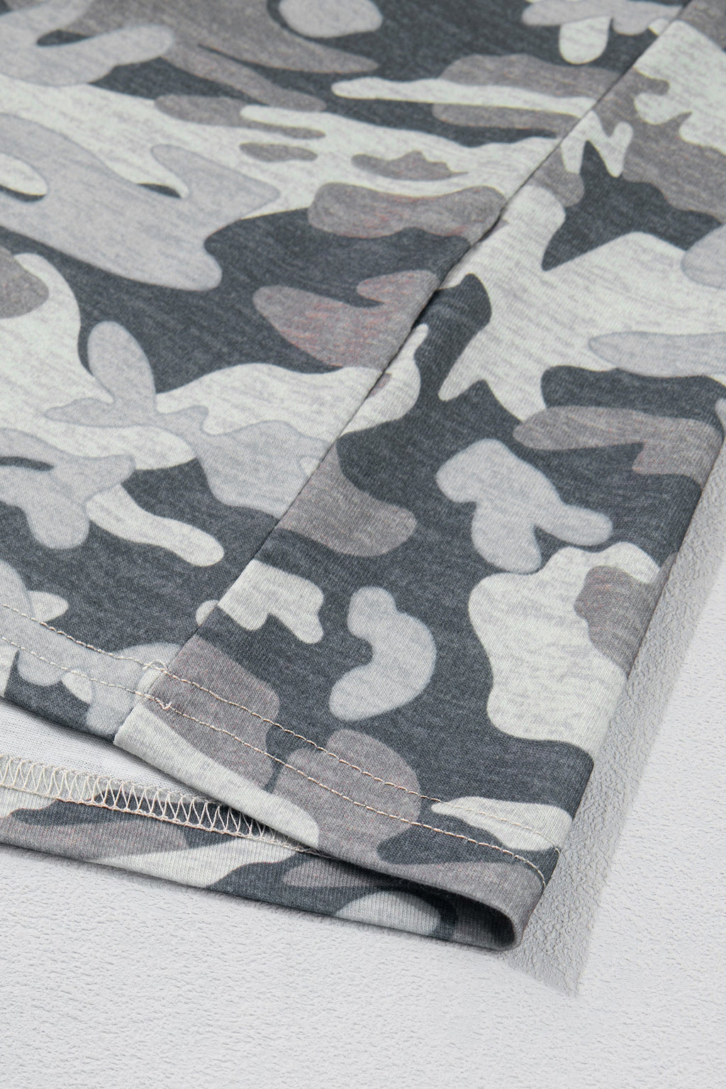 Nala Print Raw Edge Tee