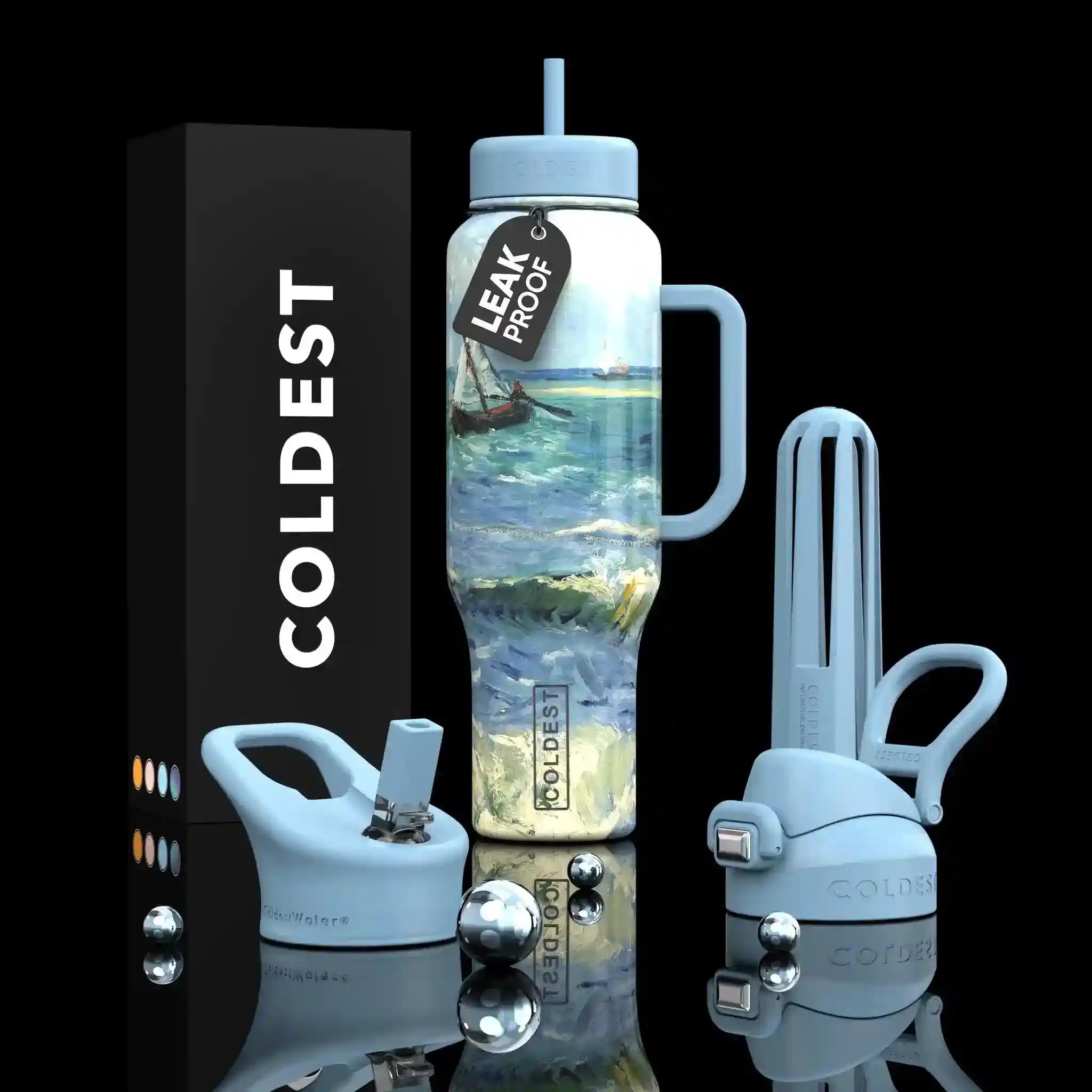 COLDEST 46oz Limitless Ultra v8 Insulated Water Bottle for All-Day Hydration