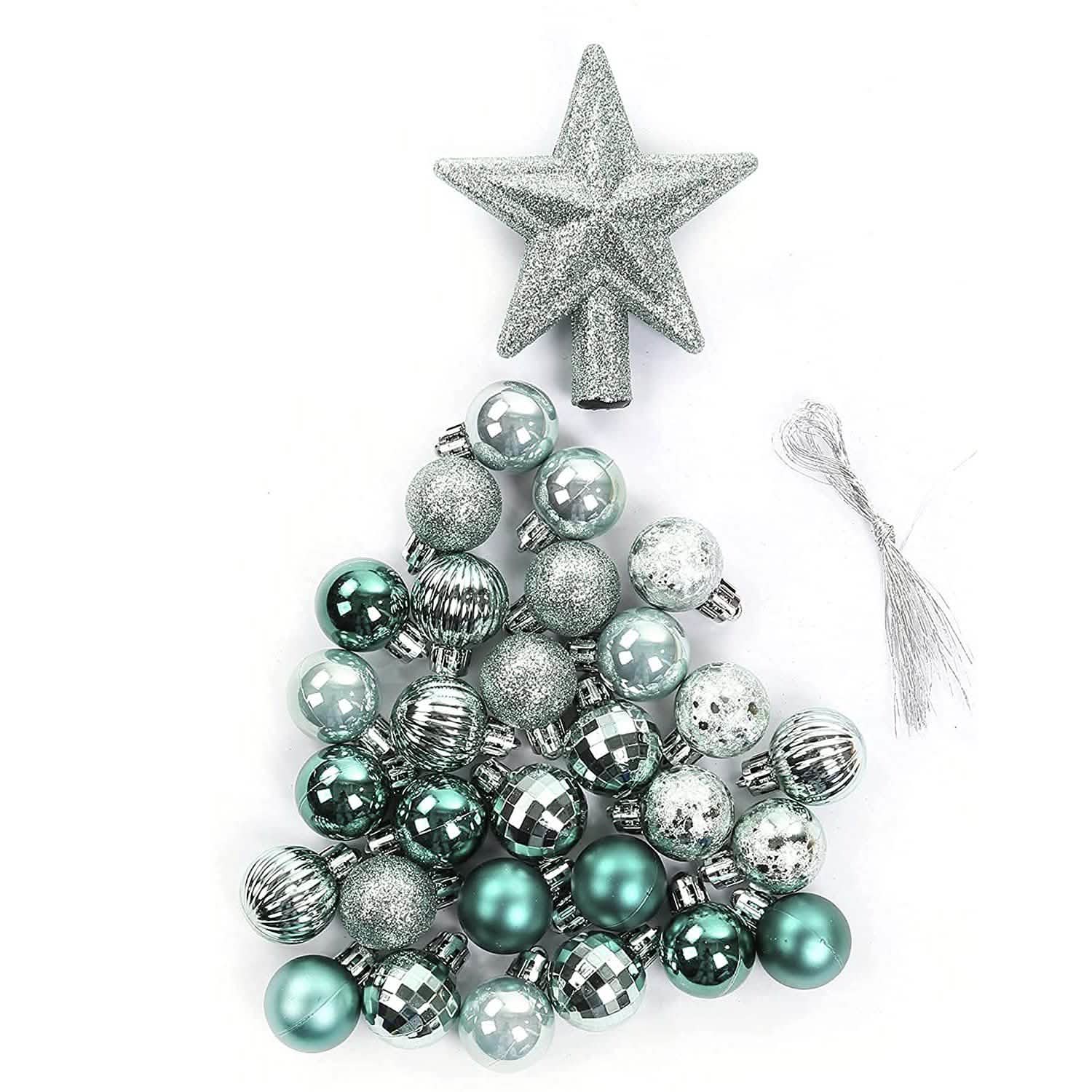 30-Piece: Christmas Balls Ornaments for Xmas Tree