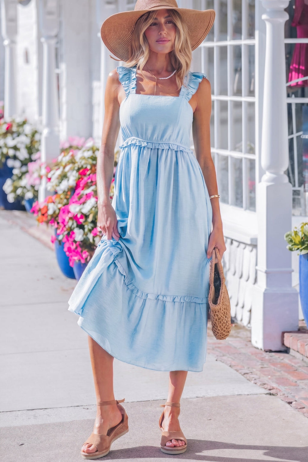 Emily Waist Sleeveless Maxi Dress