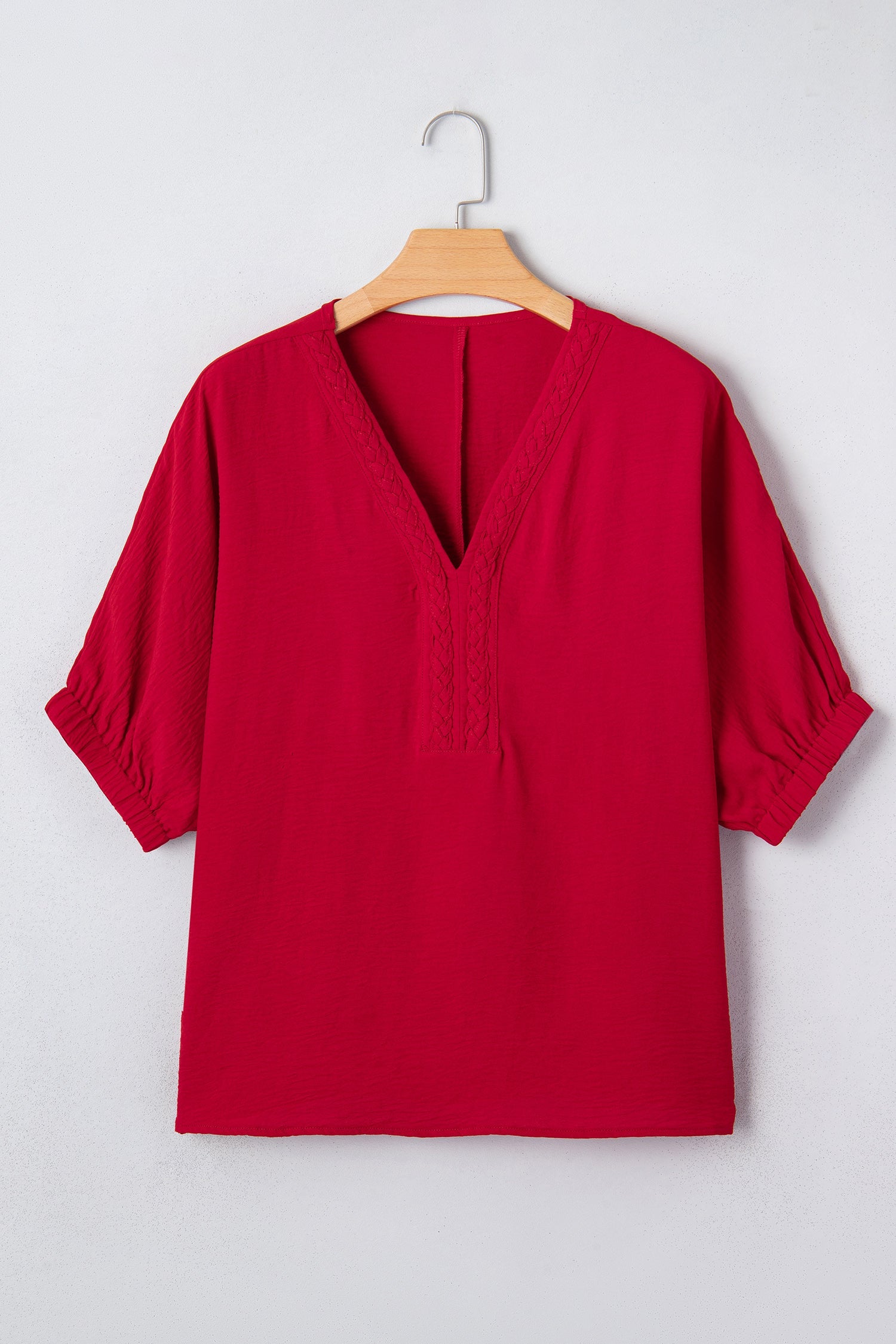 Willow Trim Half Sleeve Blouse