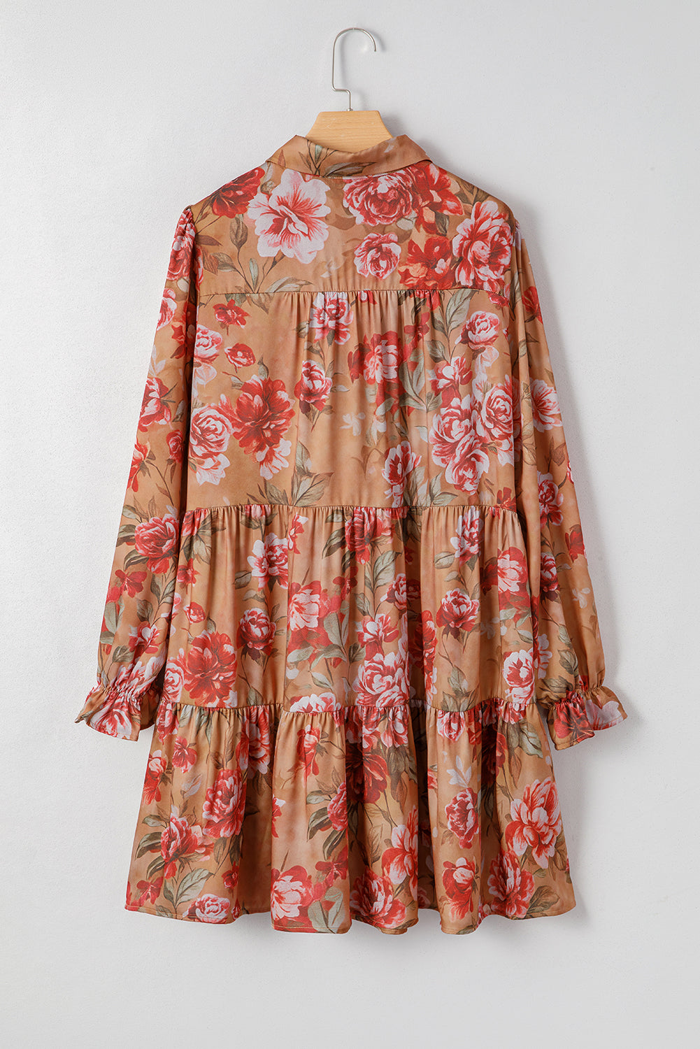 Maddie Ruffle Mini Dress Long Sleeve Top