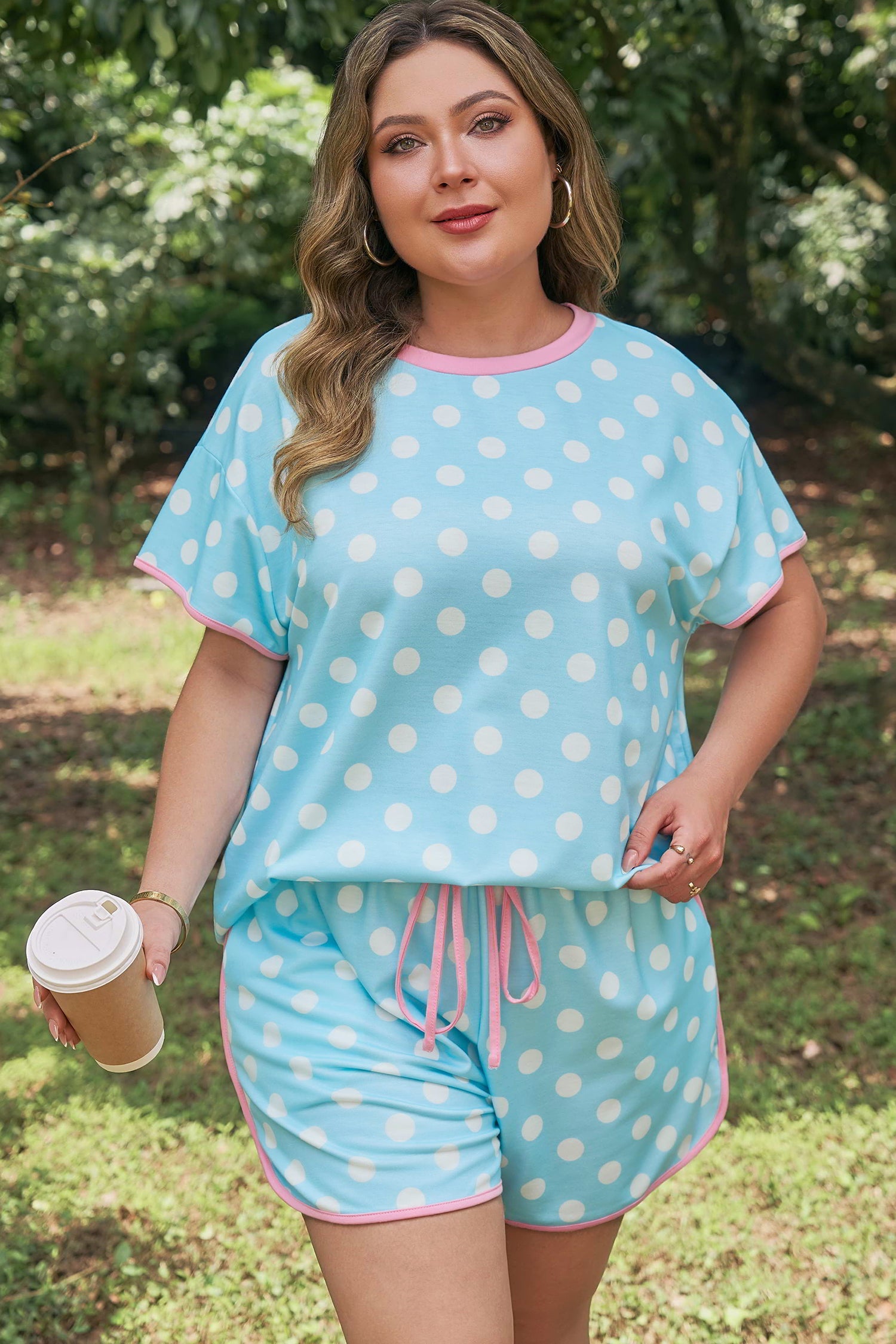 Mikayla Trim 2pcs Short PLUS Set
