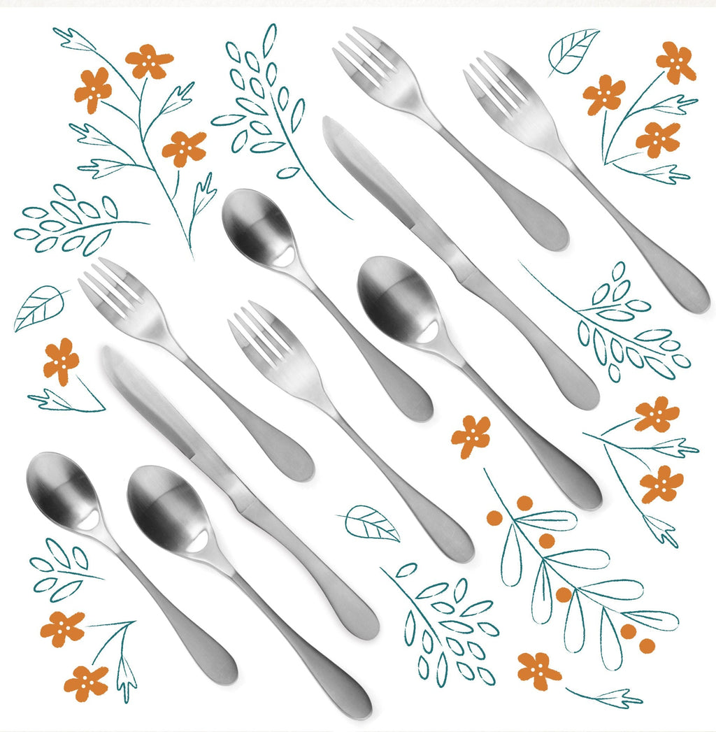 KNORK Original 20 Piece Flatware Set, Service for 4