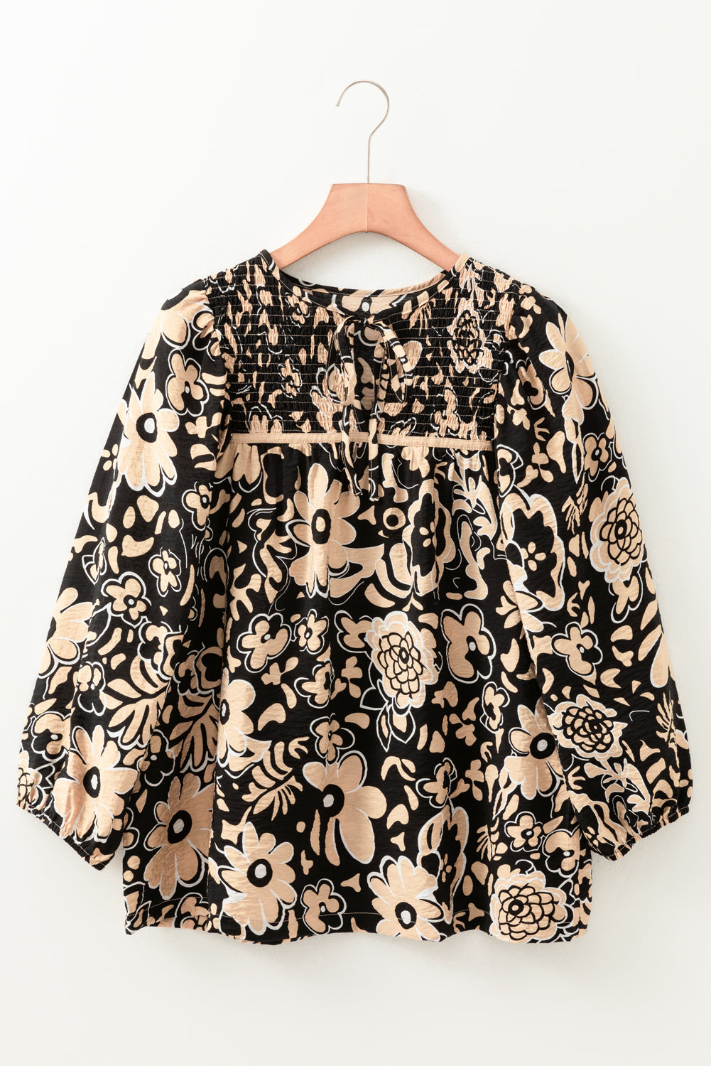 Camilla Bracelet Sleeve Boho Blouse-Threaded Pear