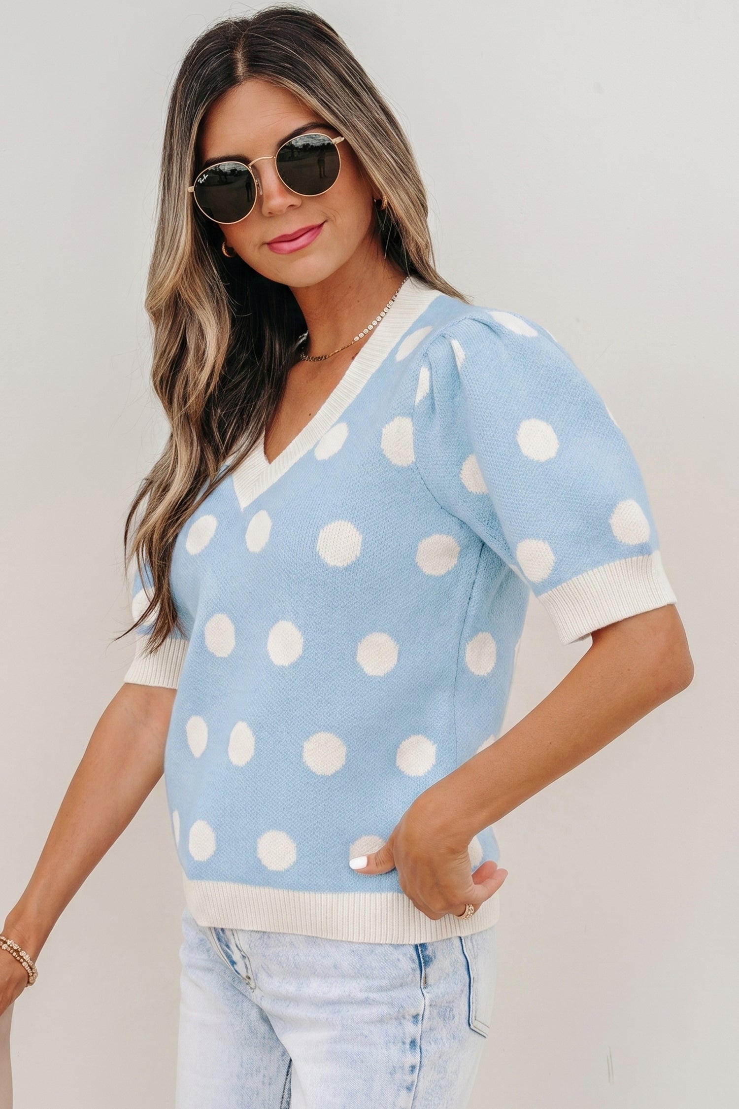 Rivka Puff Short Sleeve Sweater