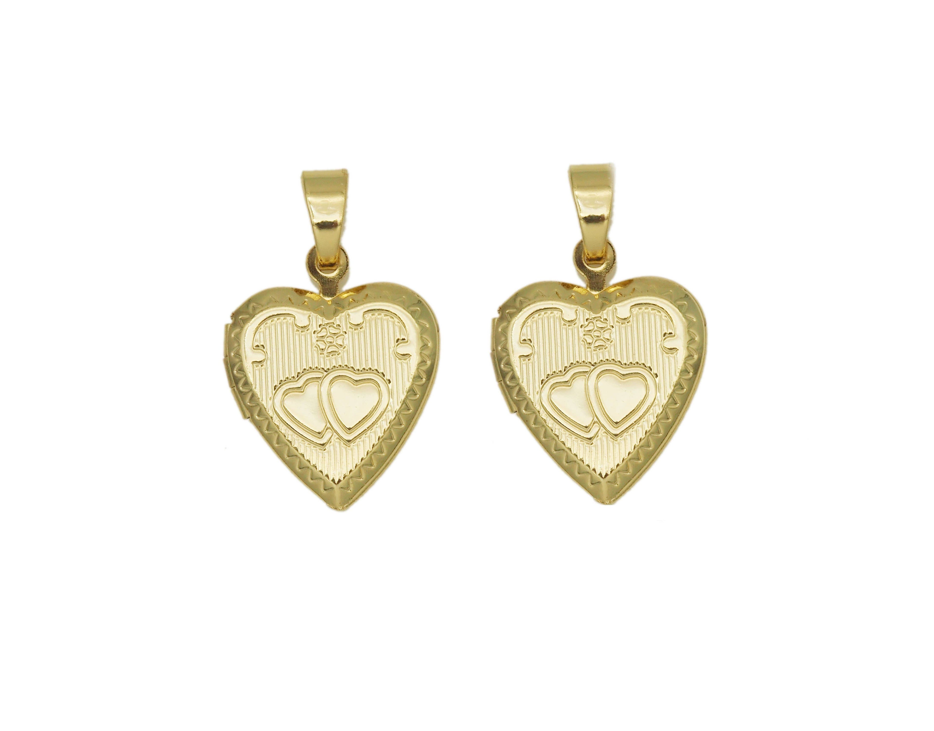 Lockets Heart Pendant, Sku#FH189