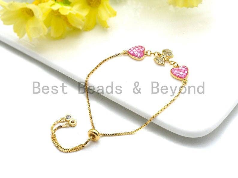 Natural Abalone Shell Heart Shape Connector with Gold/Silver Plated Edging, Abalone Shell Earrings/Bracelets/Necklace, 10x14mm,SKU#Z274