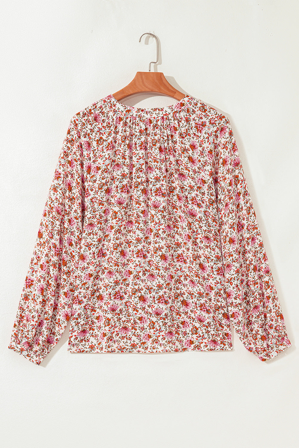 Carter Notched Puff Sleeve Blouse