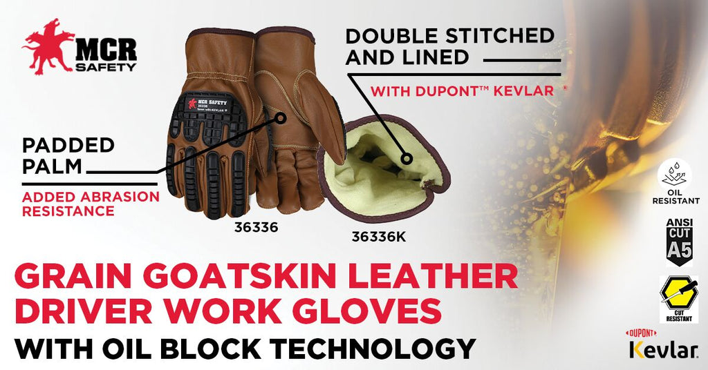 Kevlar Stitched Goat Leather Impact Gloves