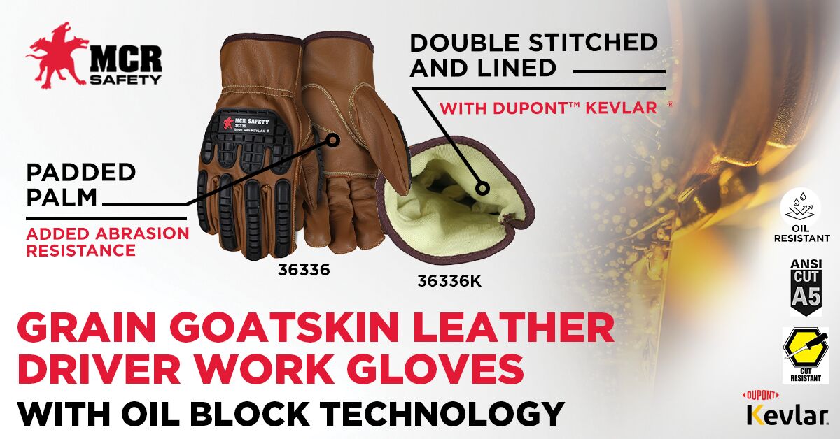 Kevlar Stitched Goat Leather Impact Gloves