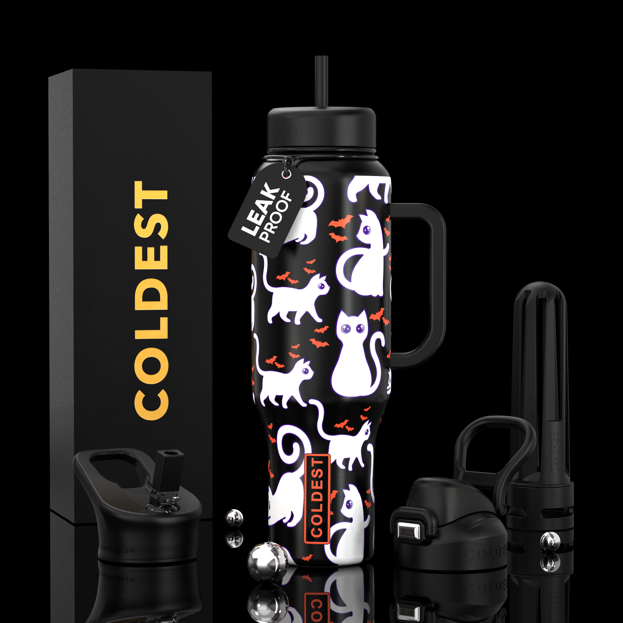 COLDEST 46oz Limitless Ultra v8 Insulated Water Bottle for All-Day Hydration