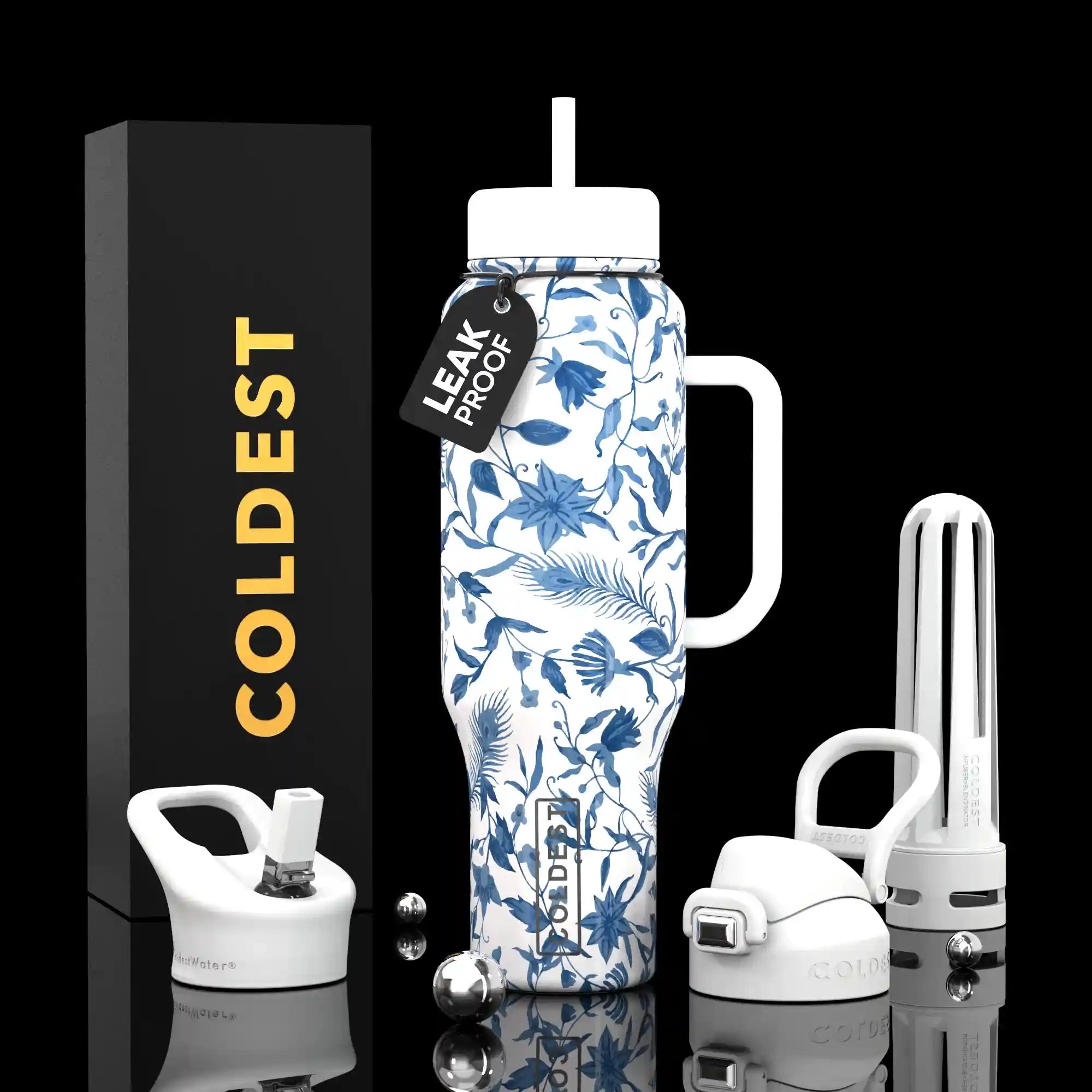 COLDEST 46oz Limitless Ultra v8 Insulated Water Bottle for All-Day Hydration