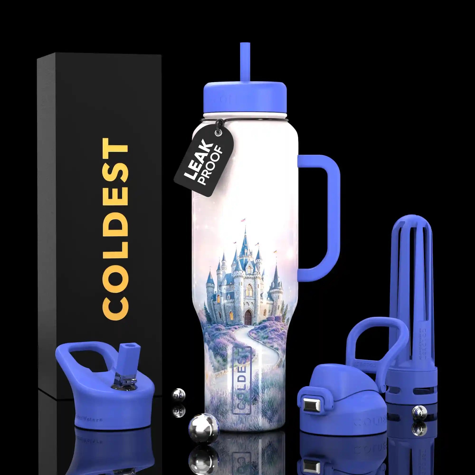 COLDEST 46oz Limitless Ultra v8 Insulated Water Bottle for All-Day Hydration