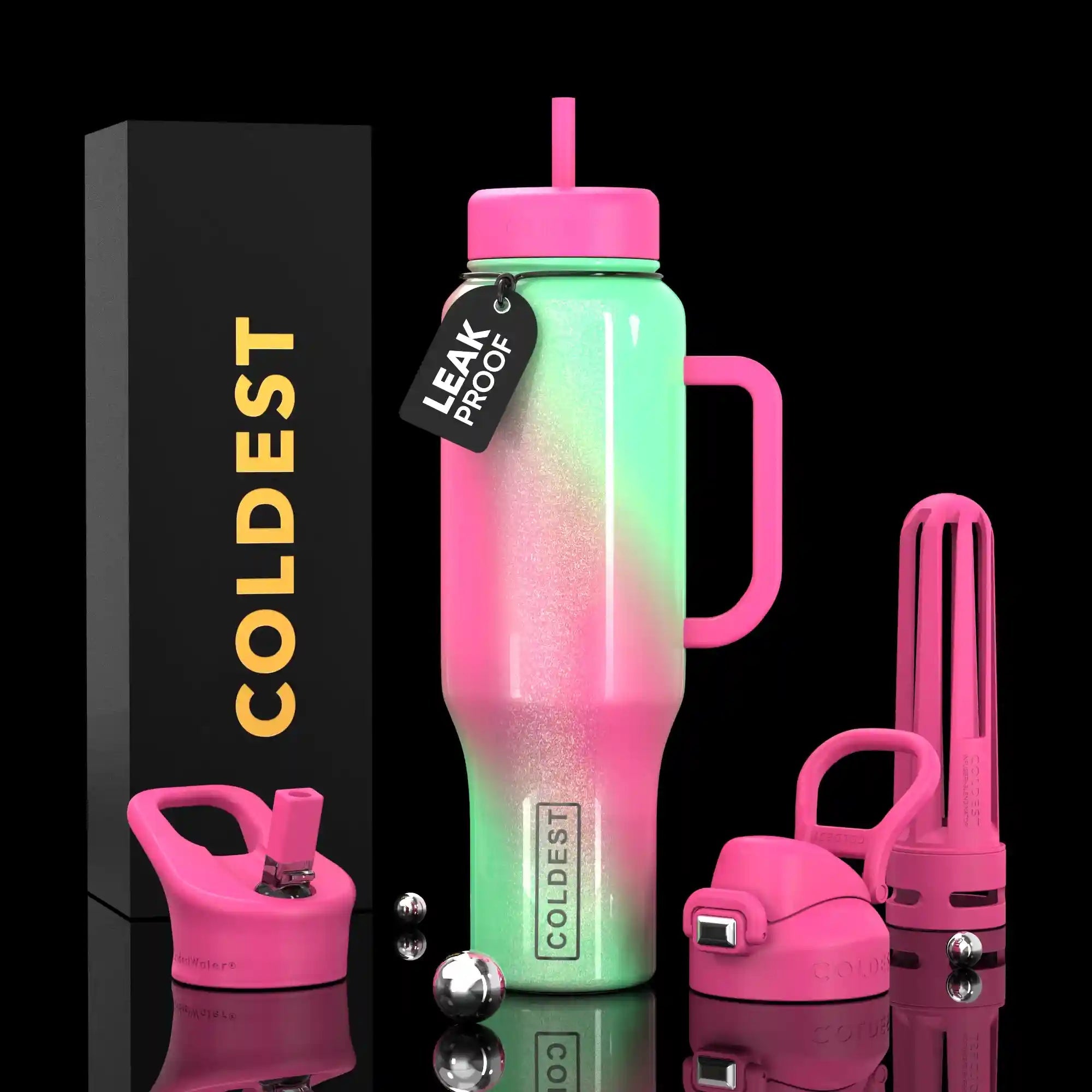 COLDEST 46oz Limitless Ultra v8 Insulated Water Bottle for All-Day Hydration