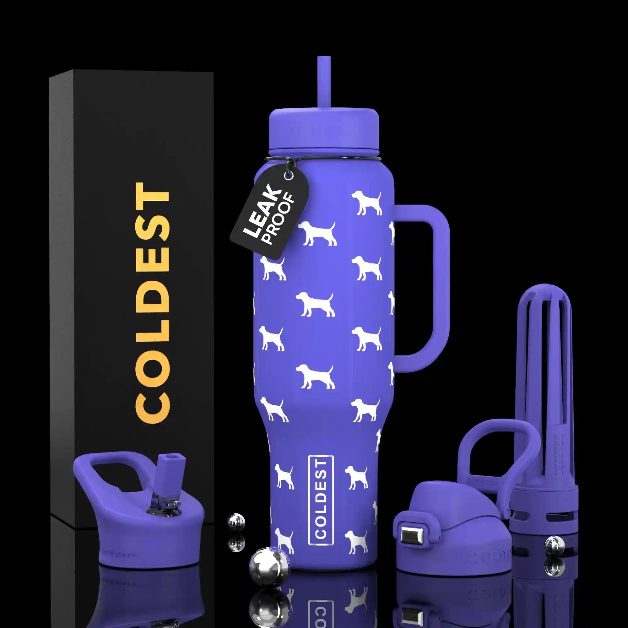 COLDEST 46oz Limitless Ultra v8 Insulated Water Bottle for All-Day Hydration