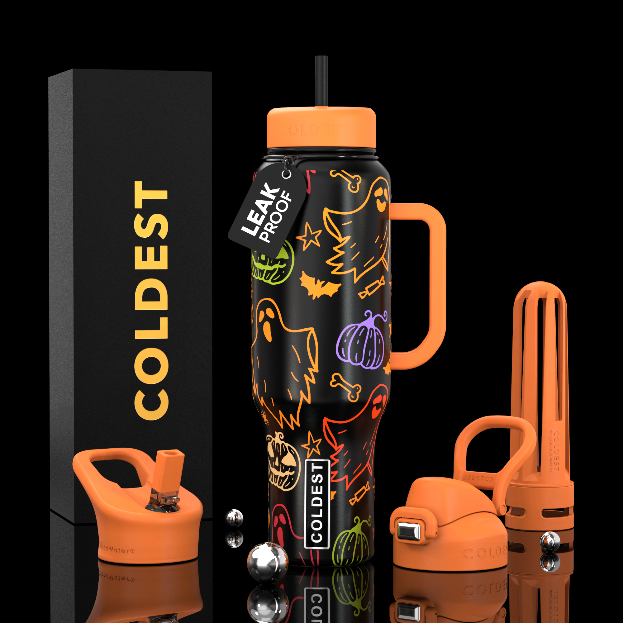 COLDEST 46oz Limitless Ultra v8 Insulated Water Bottle for All-Day Hydration