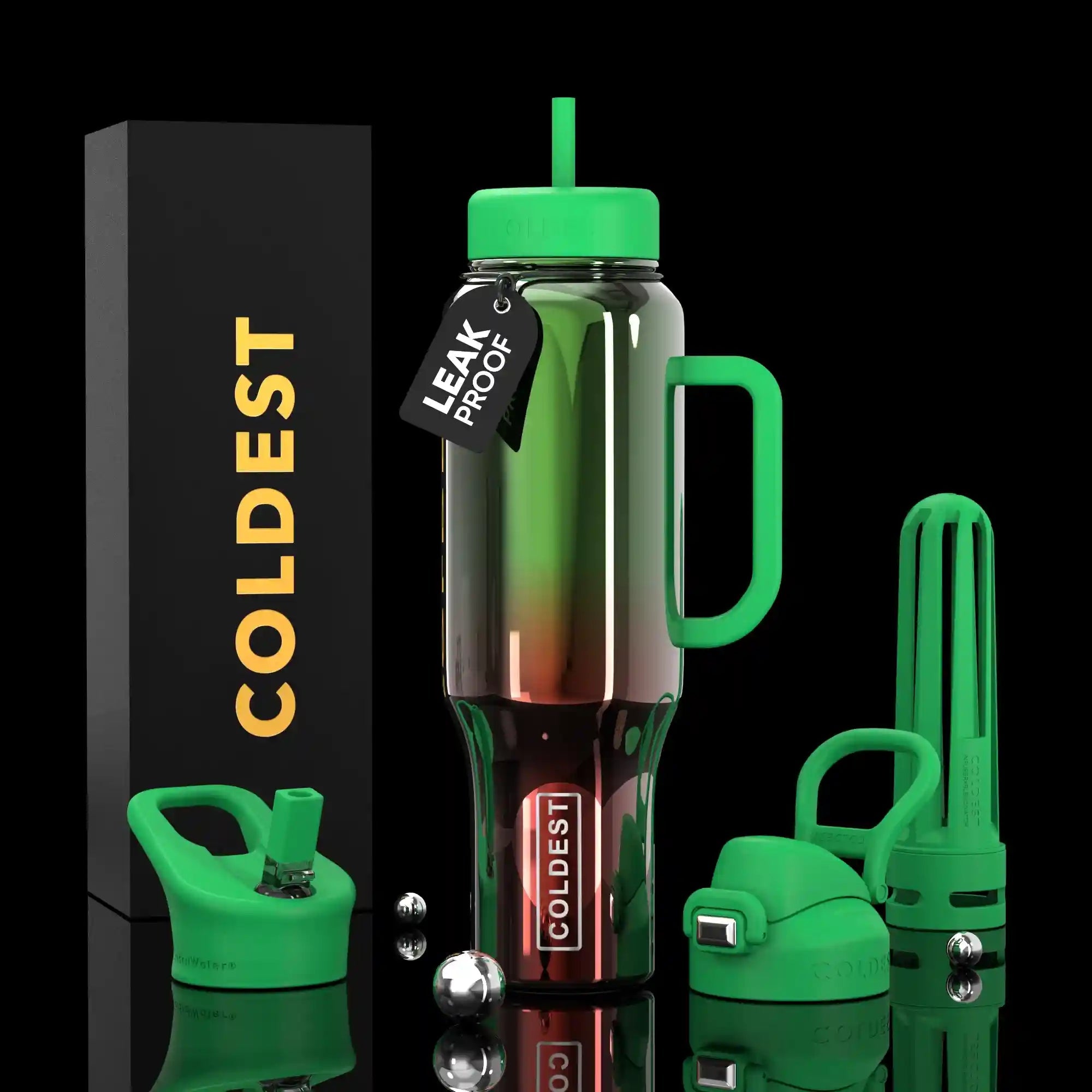 COLDEST 46oz Limitless Ultra v8 Insulated Water Bottle for All-Day Hydration