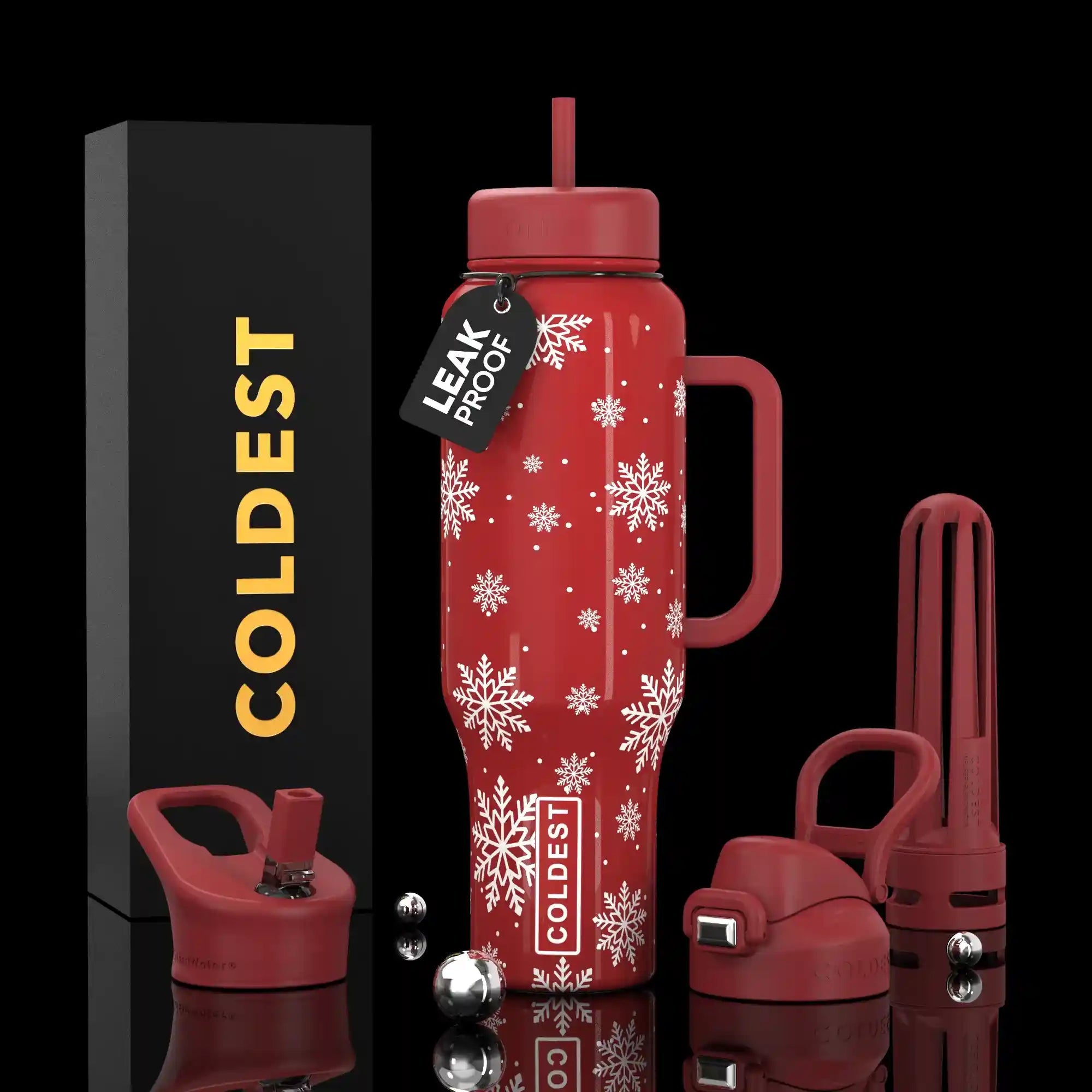 COLDEST 46oz Limitless Ultra v8 Insulated Water Bottle for All-Day Hydration
