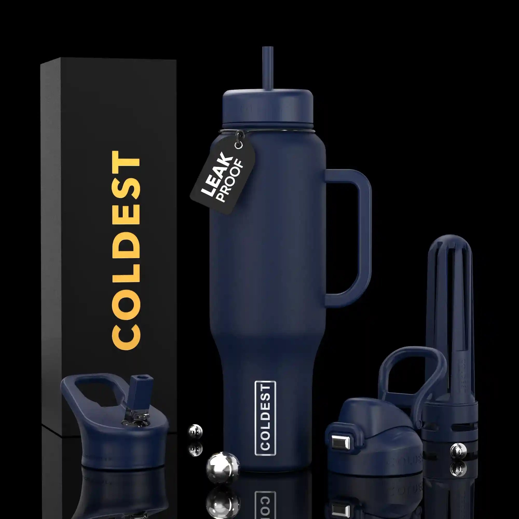 COLDEST 46oz Limitless Ultra v8 Insulated Water Bottle for All-Day Hydration