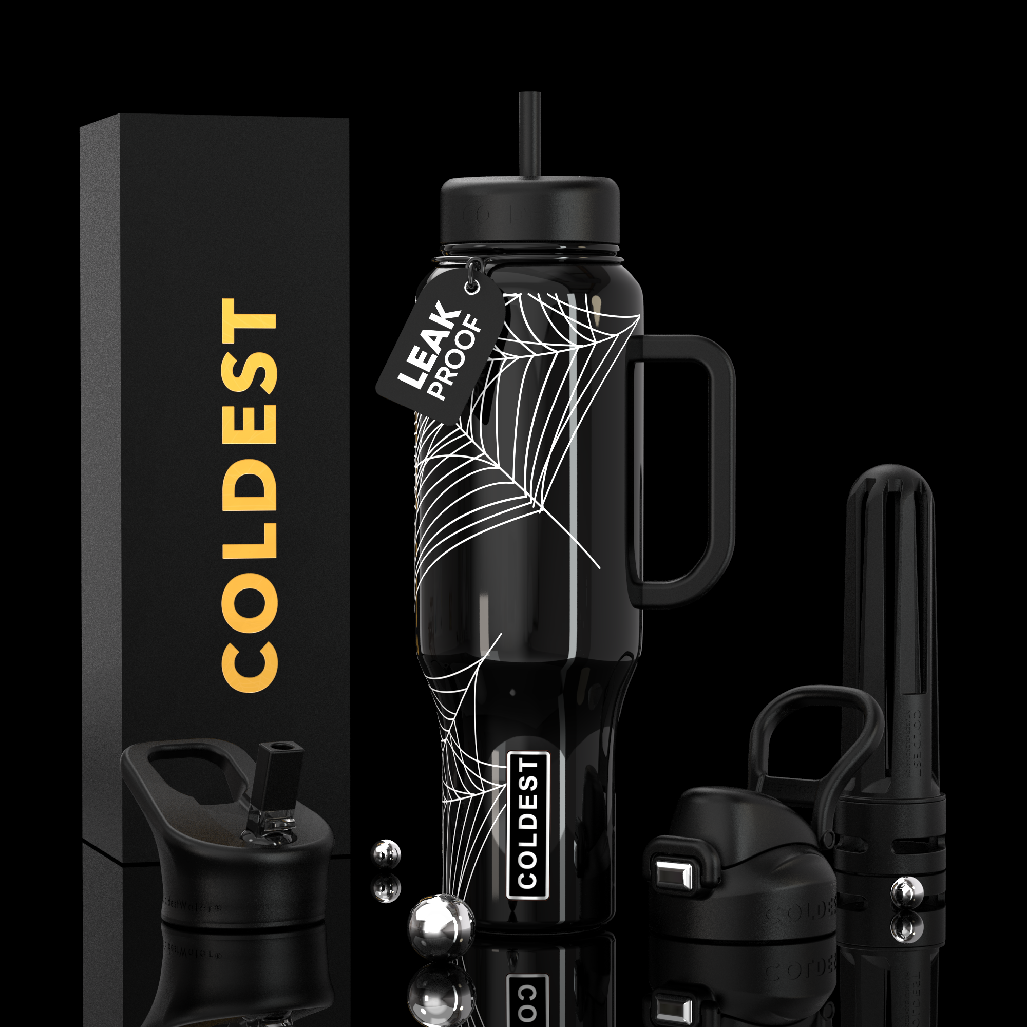 COLDEST 46oz Limitless Ultra v8 Insulated Water Bottle for All-Day Hydration