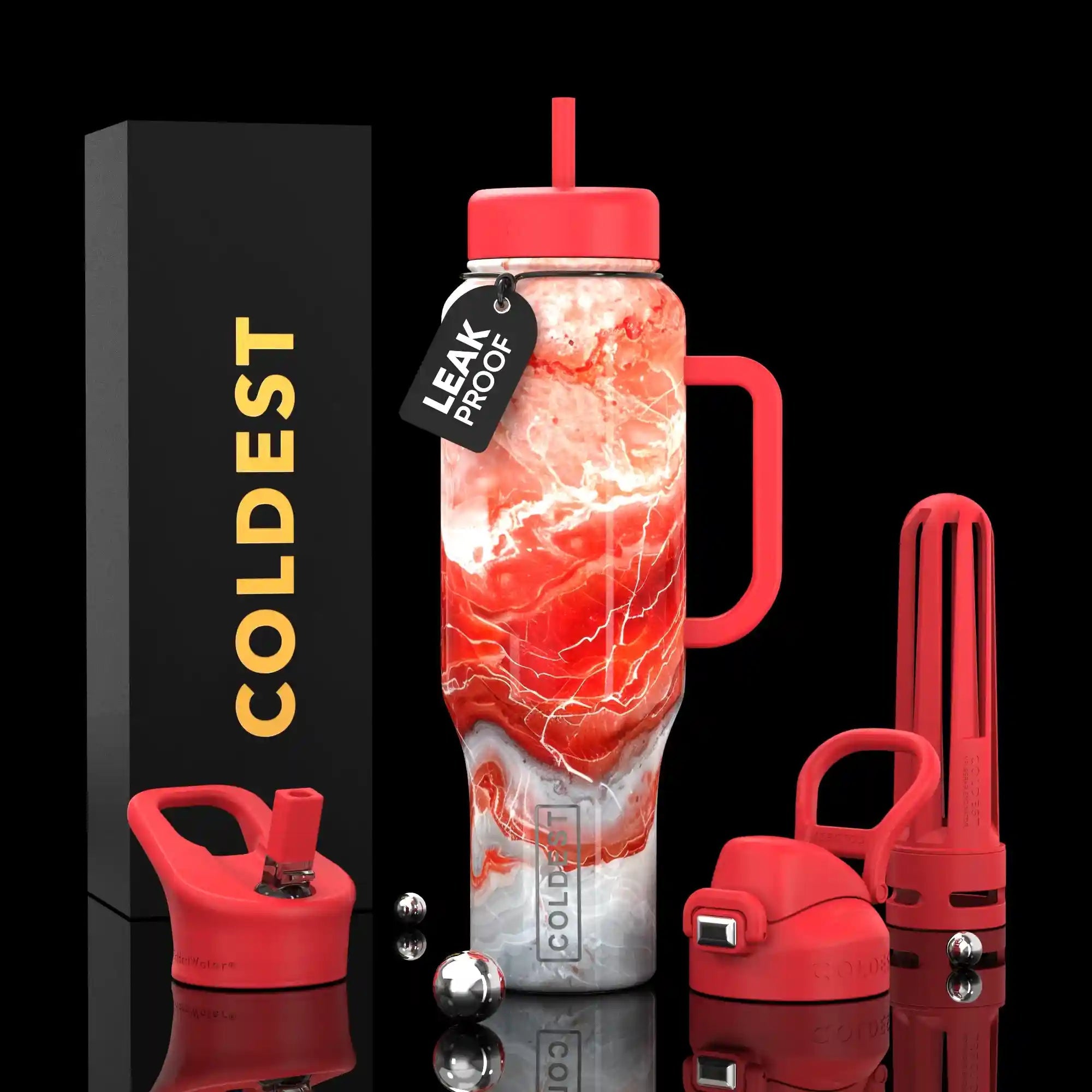COLDEST 46oz Limitless Ultra v8 Insulated Water Bottle for All-Day Hydration