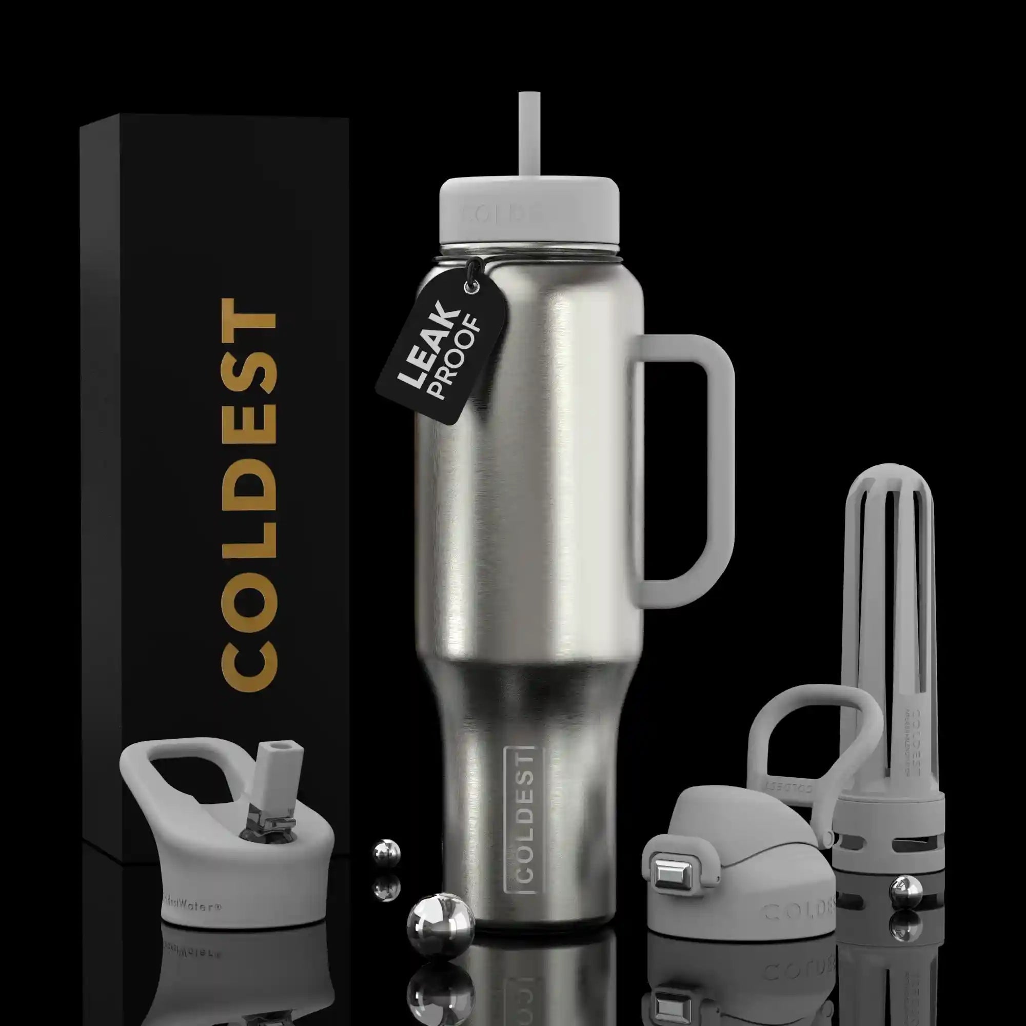 COLDEST 46oz Limitless Ultra v8 Insulated Water Bottle for All-Day Hydration