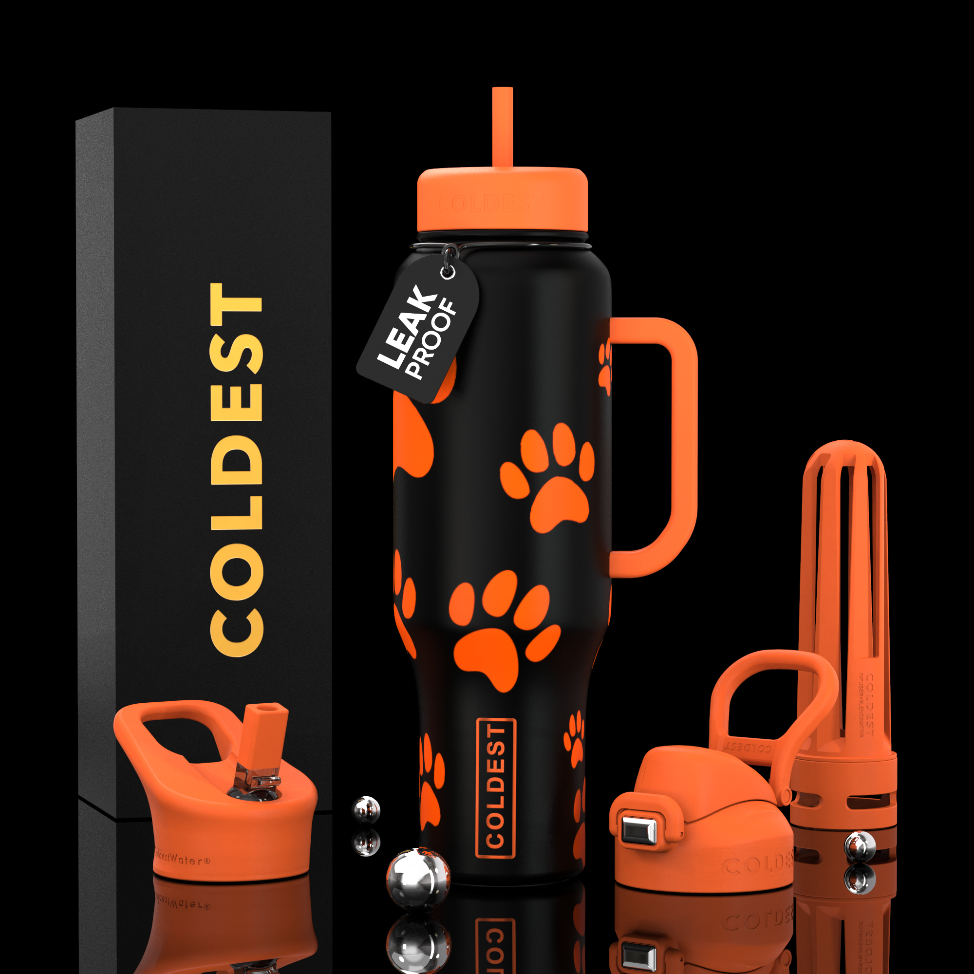 COLDEST 46oz Limitless Ultra v8 Insulated Water Bottle for All-Day Hydration