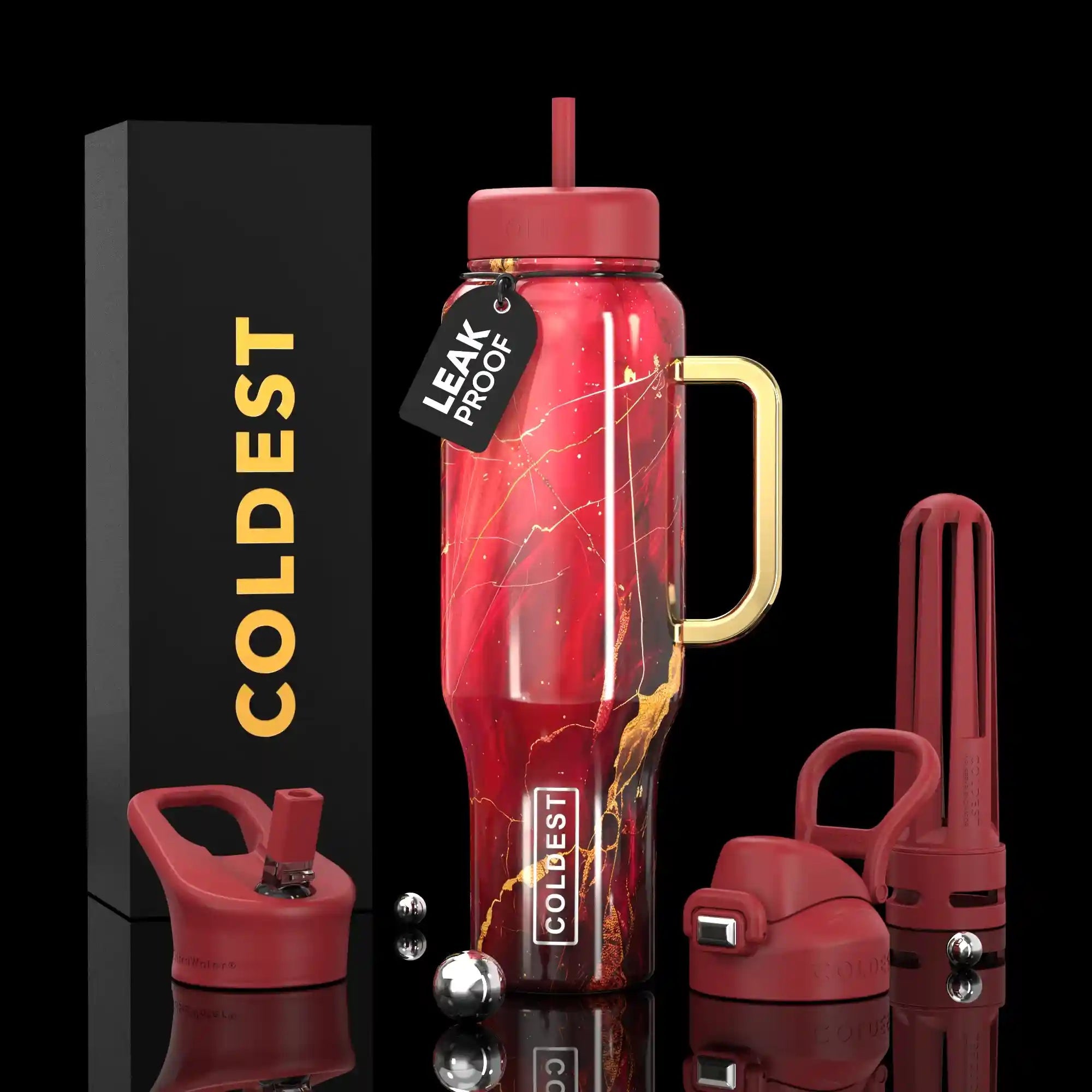 COLDEST 46oz Limitless Ultra v8 Insulated Water Bottle for All-Day Hydration