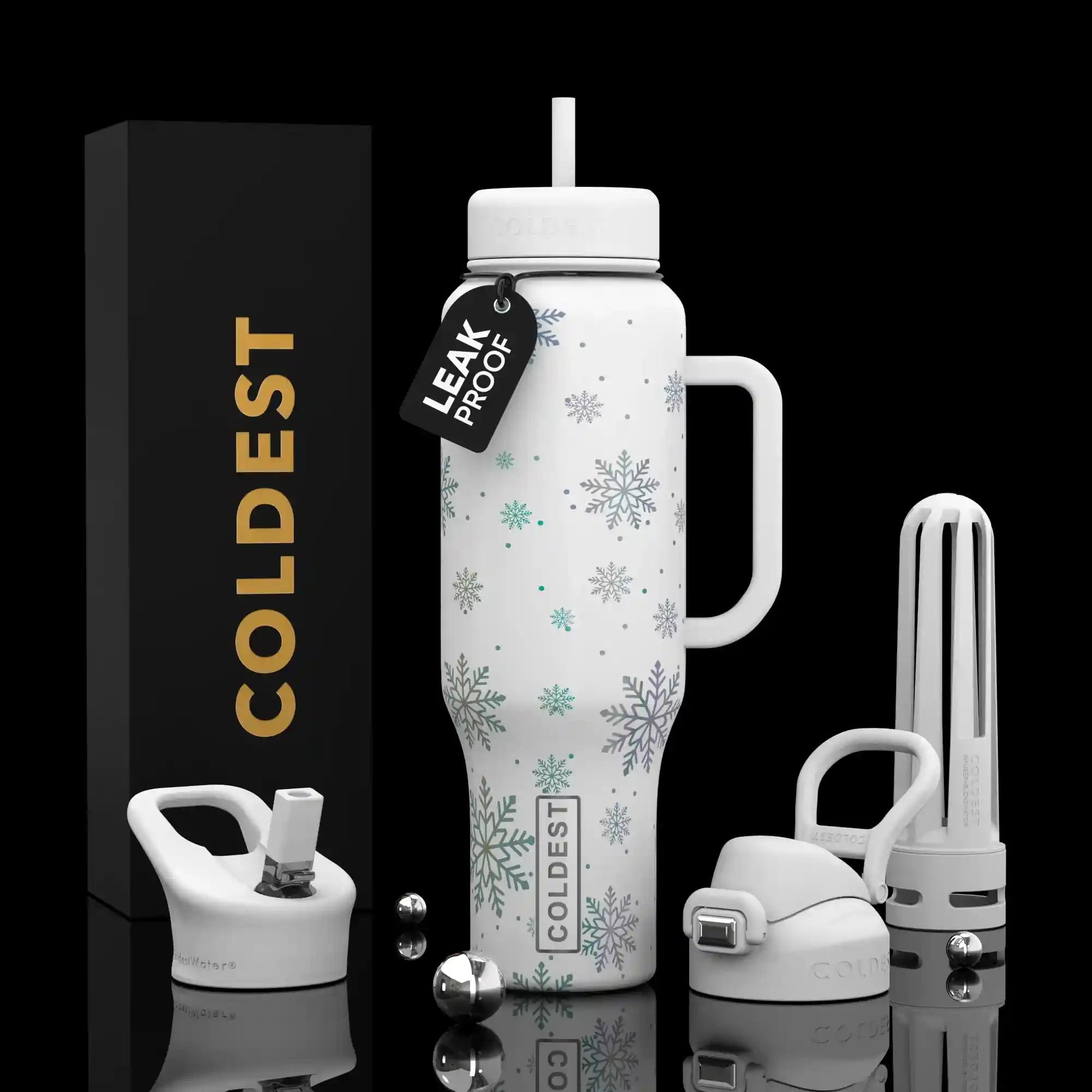 COLDEST 46oz Limitless Ultra v8 Insulated Water Bottle for All-Day Hydration