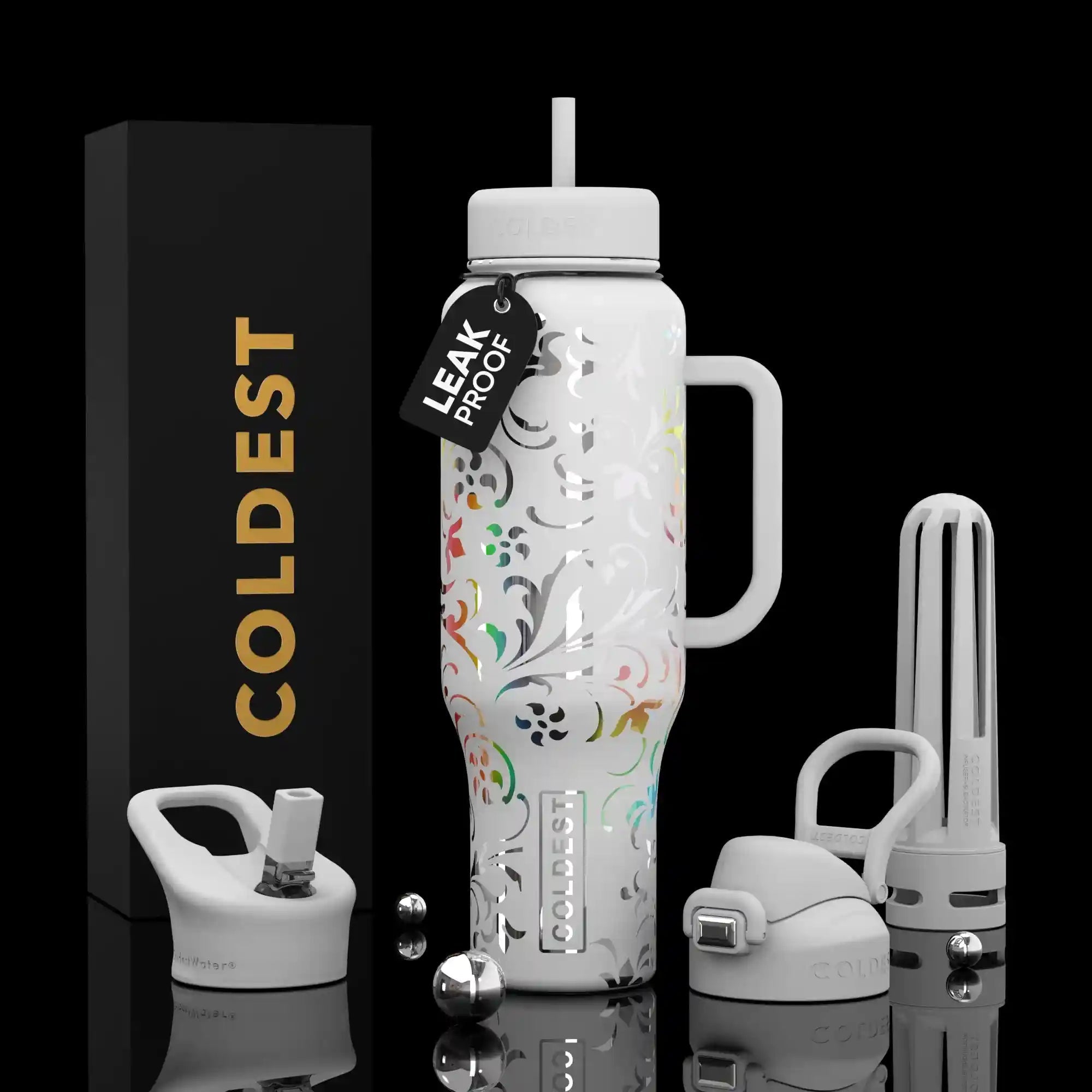 COLDEST 46oz Limitless Ultra v8 Insulated Water Bottle for All-Day Hydration