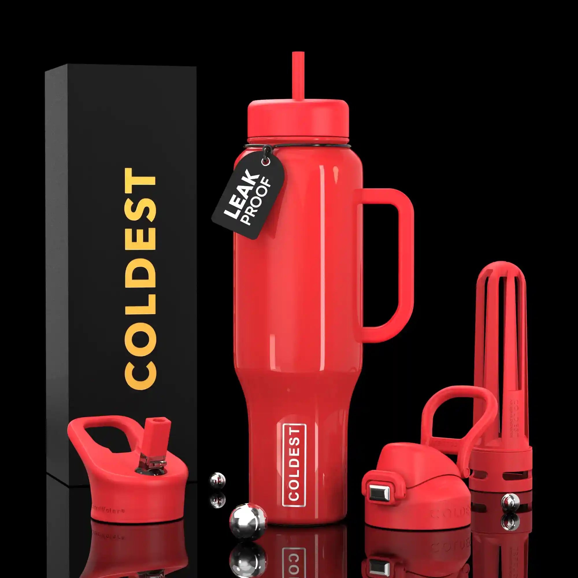 COLDEST 46oz Limitless Ultra v8 Insulated Water Bottle for All-Day Hydration