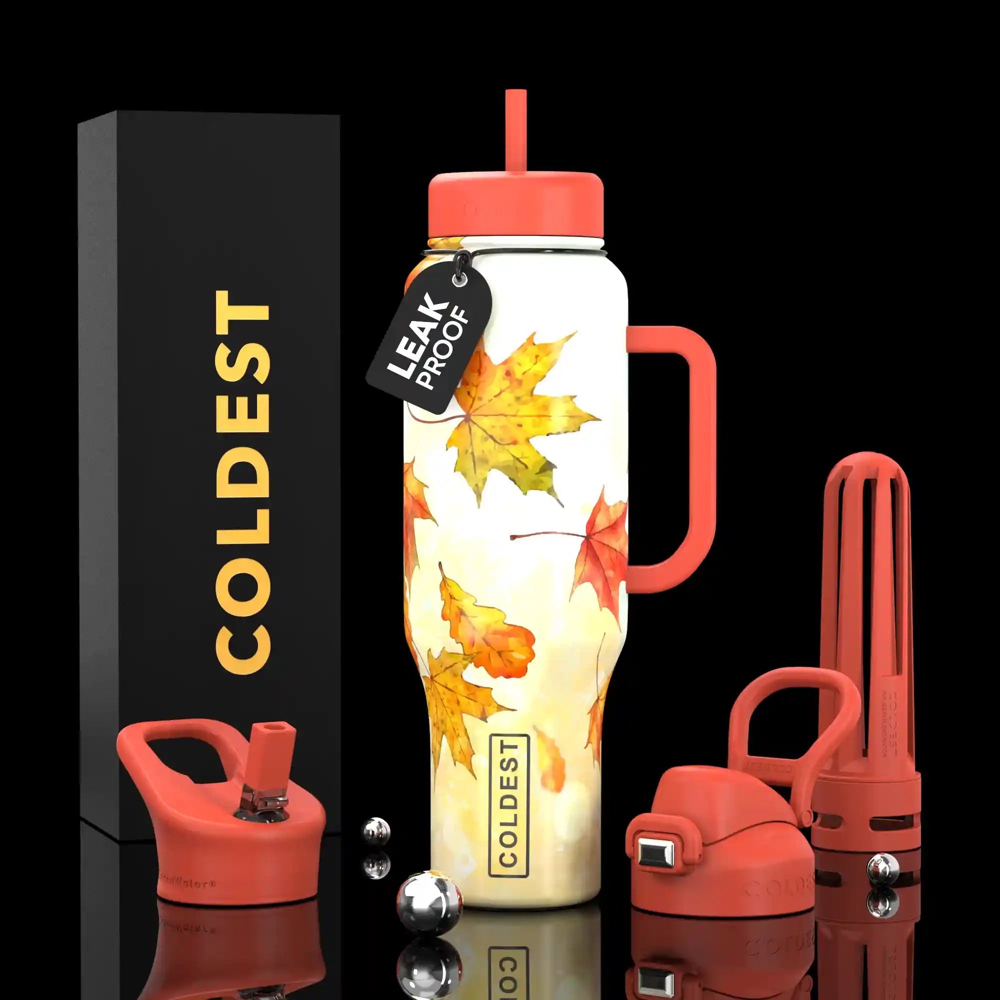 COLDEST 46oz Limitless Ultra v8 Insulated Water Bottle for All-Day Hydration
