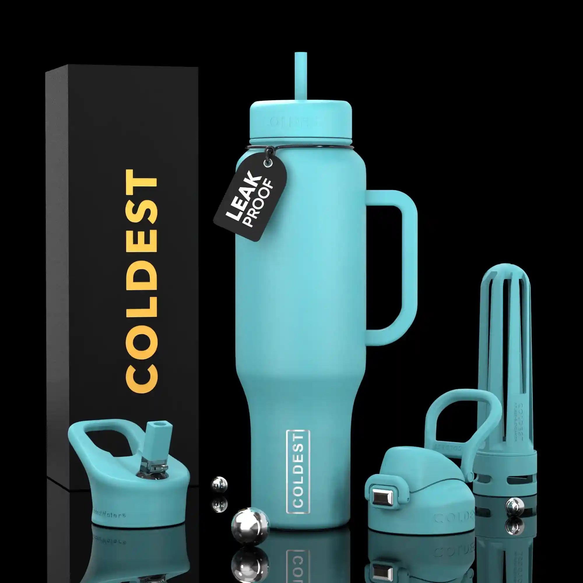 COLDEST 46oz Limitless Ultra v8 Insulated Water Bottle for All-Day Hydration