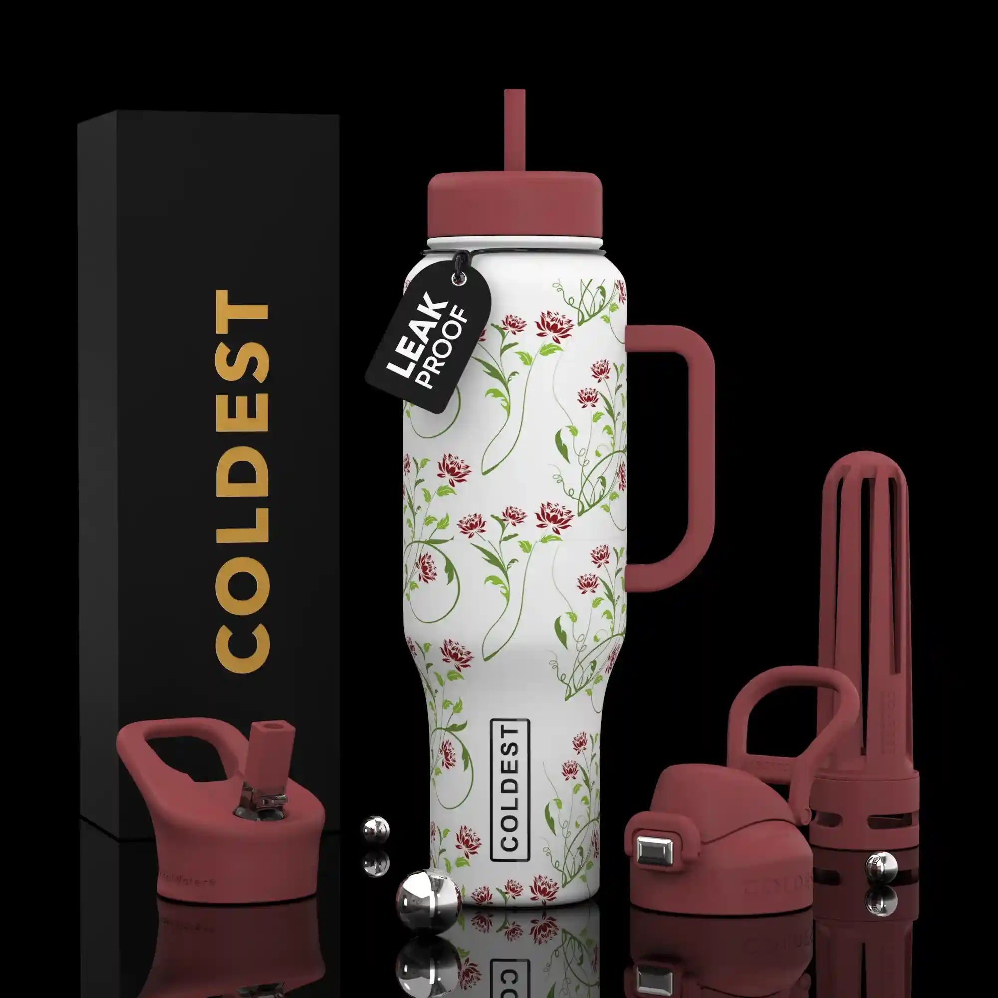 COLDEST 46oz Limitless Ultra v8 Insulated Water Bottle for All-Day Hydration