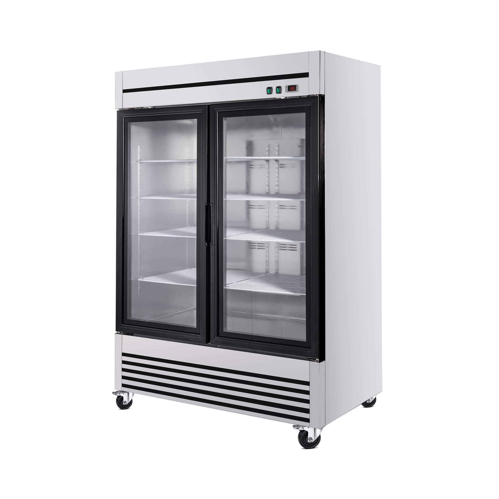 49-Inch Upright Commercial Reach-In Display Refrigerator