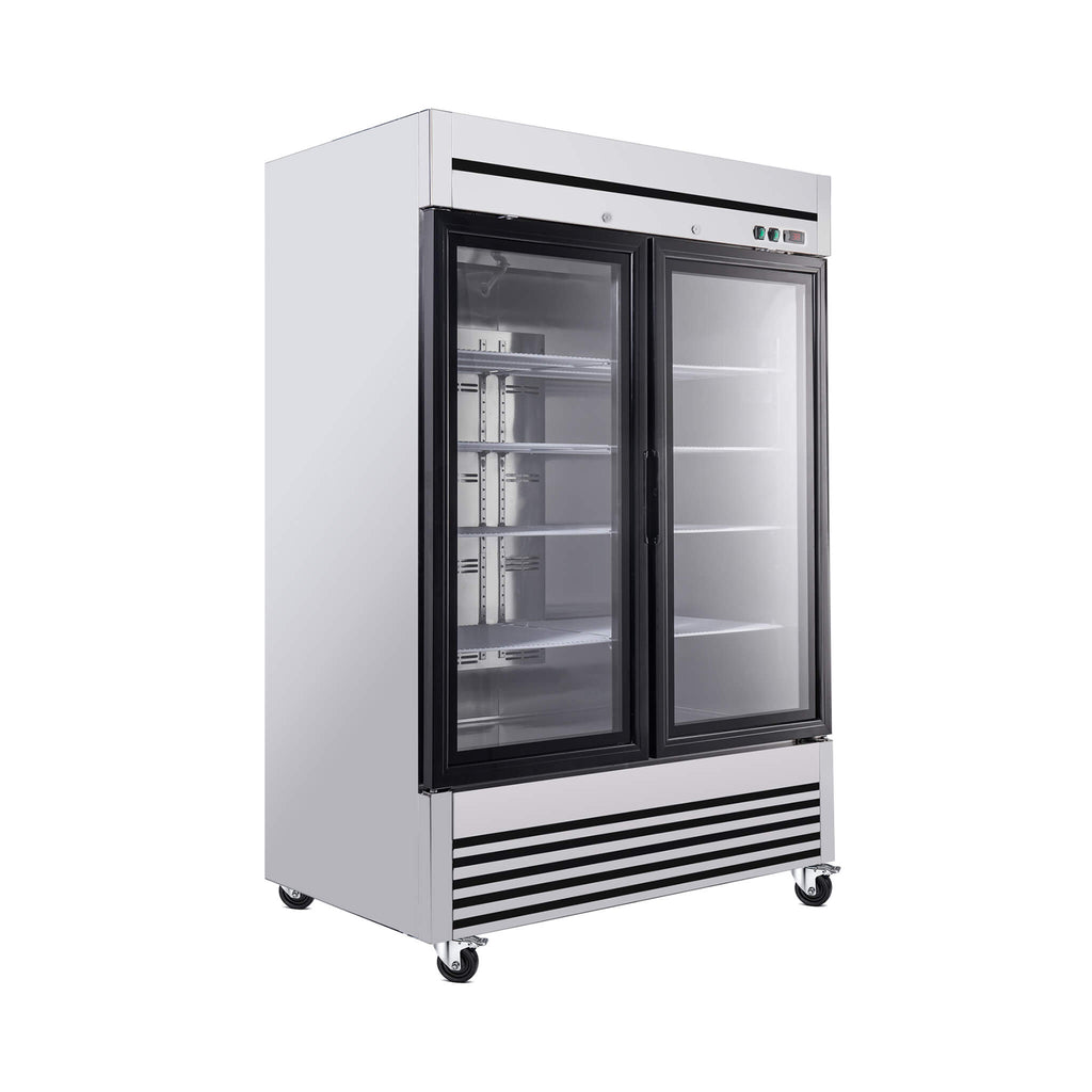 49-Inch Upright Commercial Reach-In Display Refrigerator