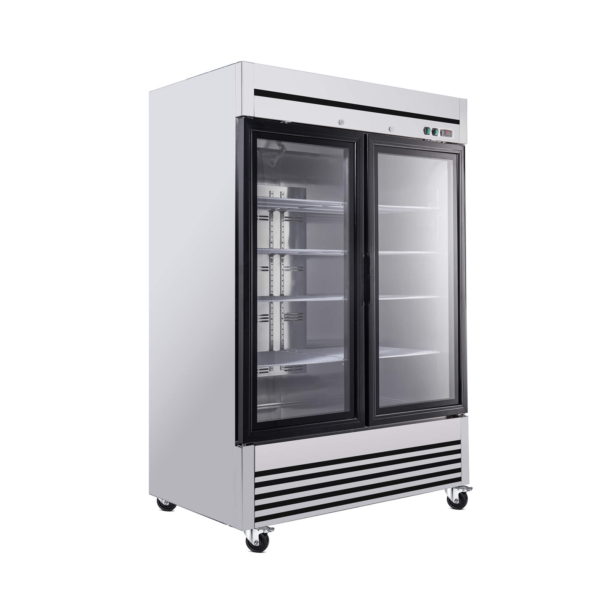 49-Inch Upright Commercial Reach-In Display Refrigerator