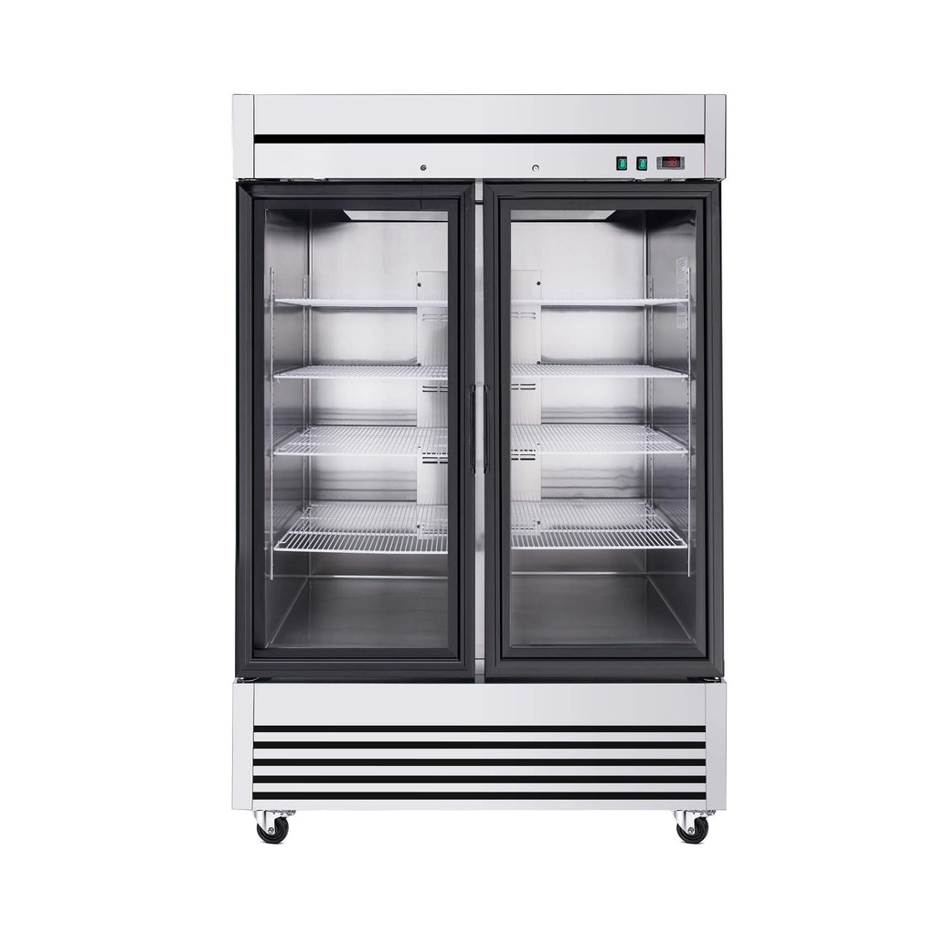49-Inch Upright Commercial Reach-In Display Refrigerator