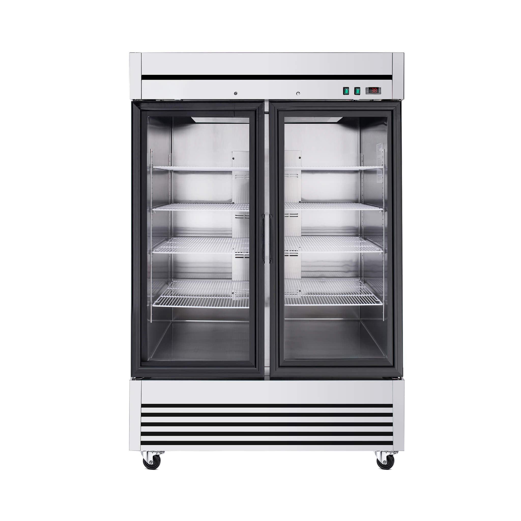 49-Inch Upright Commercial Reach-In Display Refrigerator