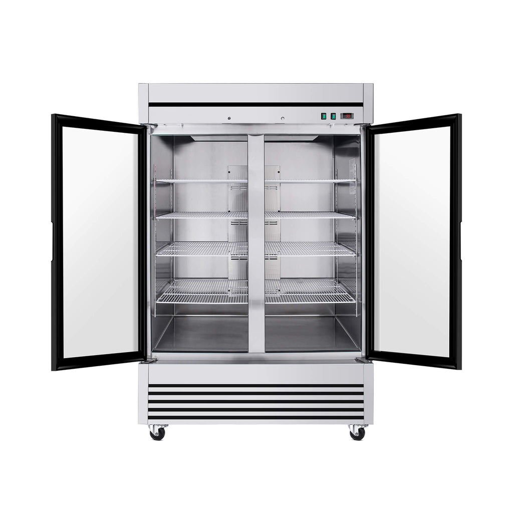 49-Inch Upright Commercial Reach-In Display Refrigerator