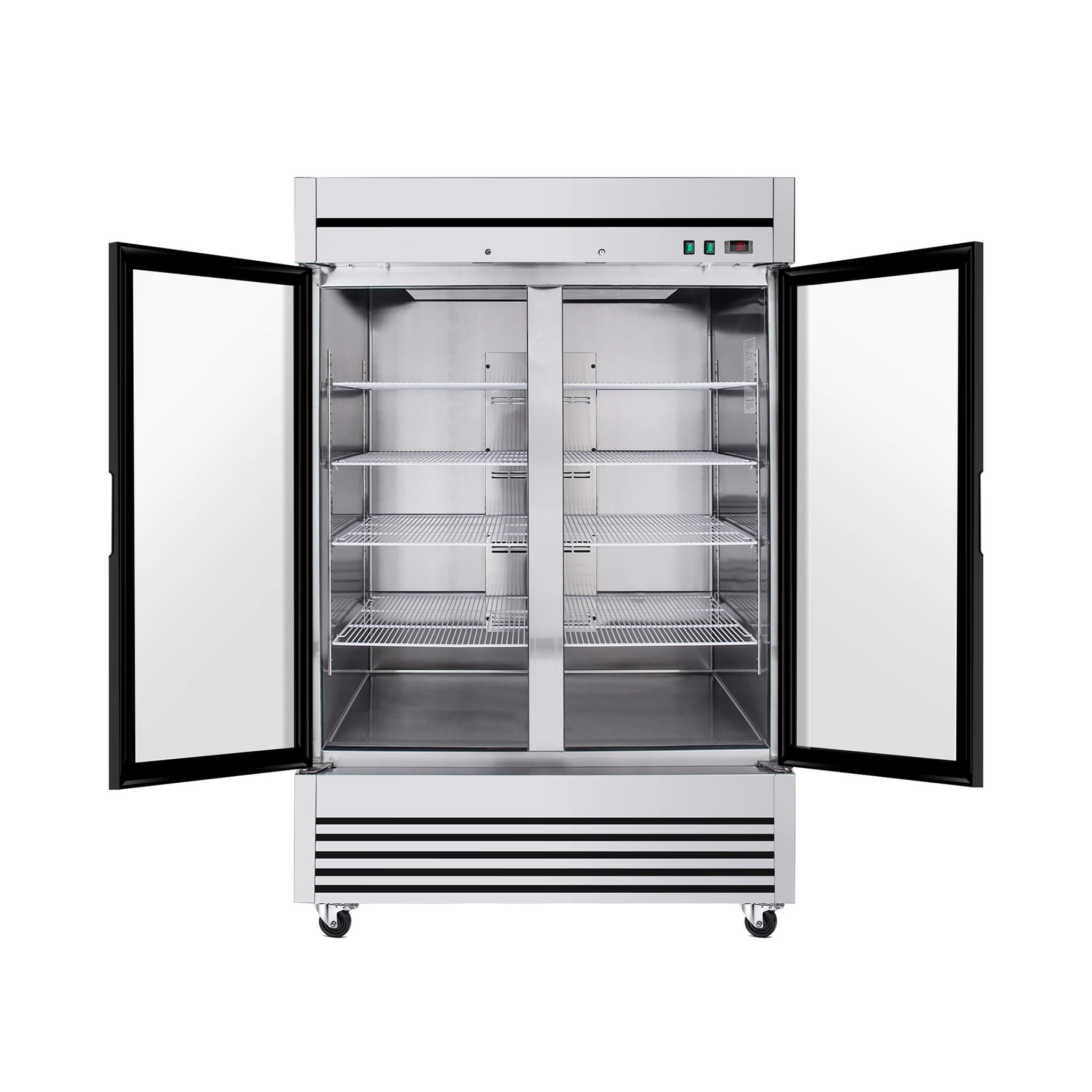 49-Inch Upright Commercial Reach-In Display Refrigerator