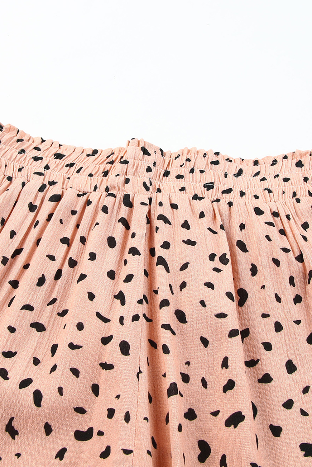 Analia Leg Dalmatian Palazzo Pants-Threaded Pear