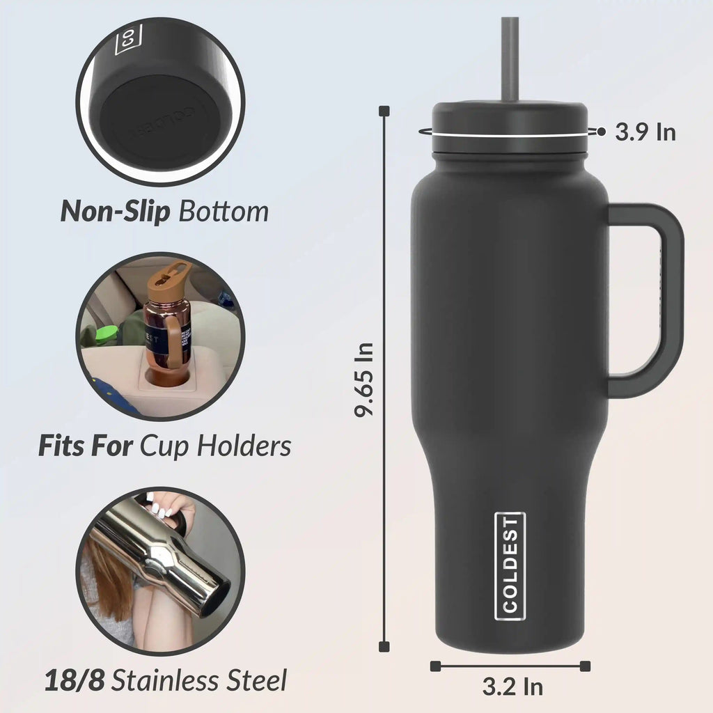 COLDEST 46oz Limitless Ultra v8 Insulated Water Bottle for All-Day Hydration