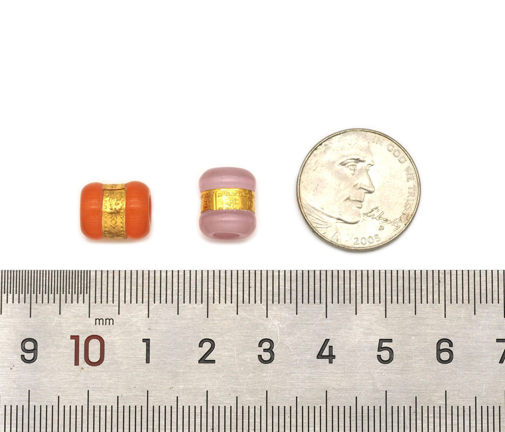 Cat's Eye Large Hole Spacer Beads, Sku#LX22