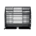 52-Inch Heavy-Duty Dog Crate With Roof